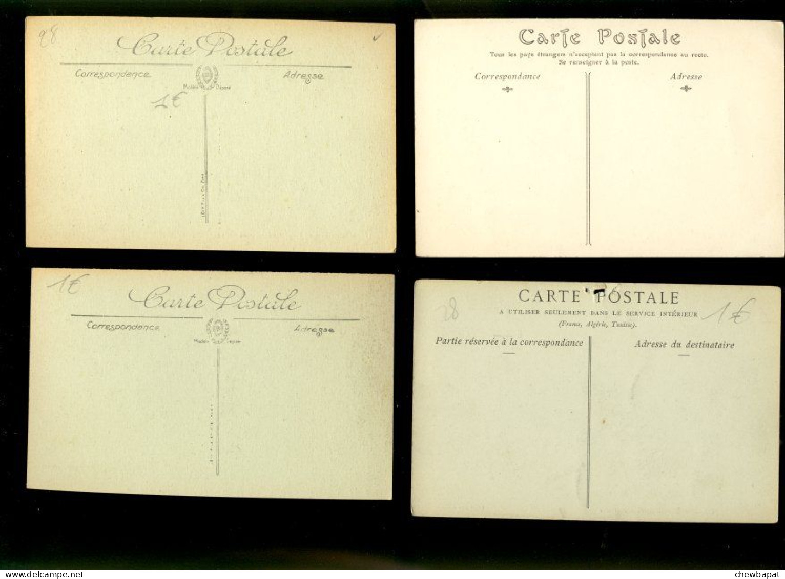 Chartres, Bourges Et Château - Lot De 12 Cartes Différentes - Toutes Scannées Recto Verso - 5 - 99 Cartes