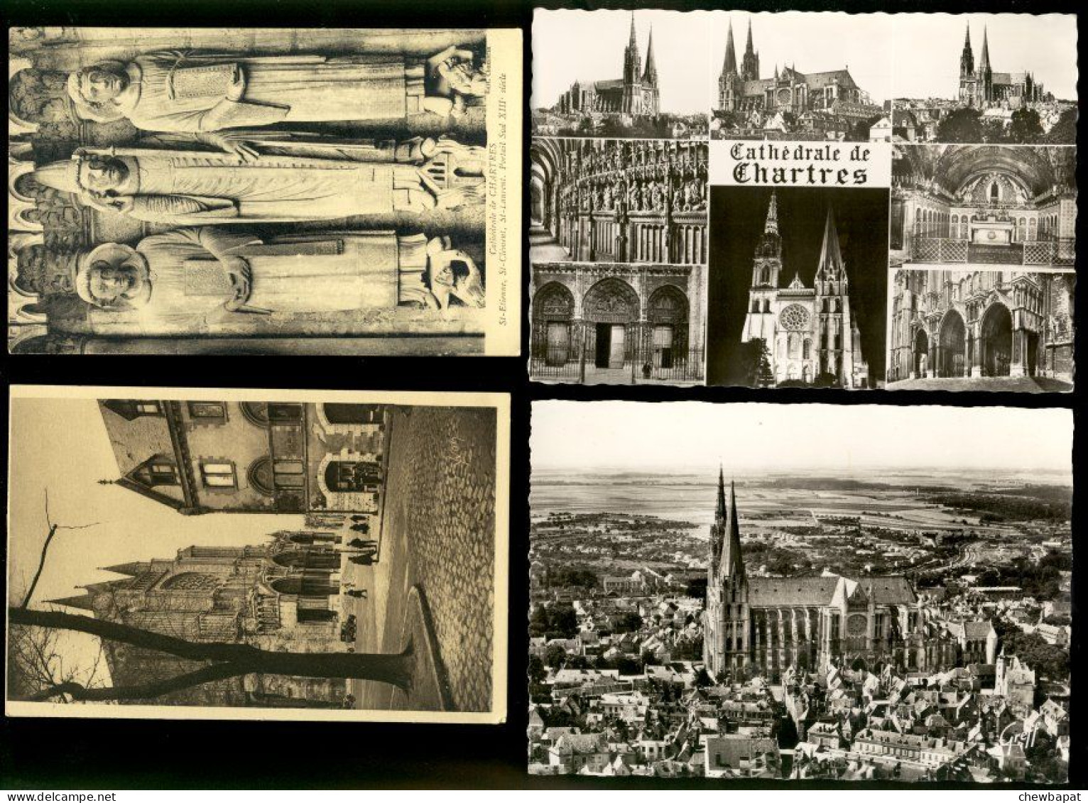Chartres, Bourges Et Château - Lot De 12 Cartes Différentes - Toutes Scannées Recto Verso - 5 - 99 Cartes