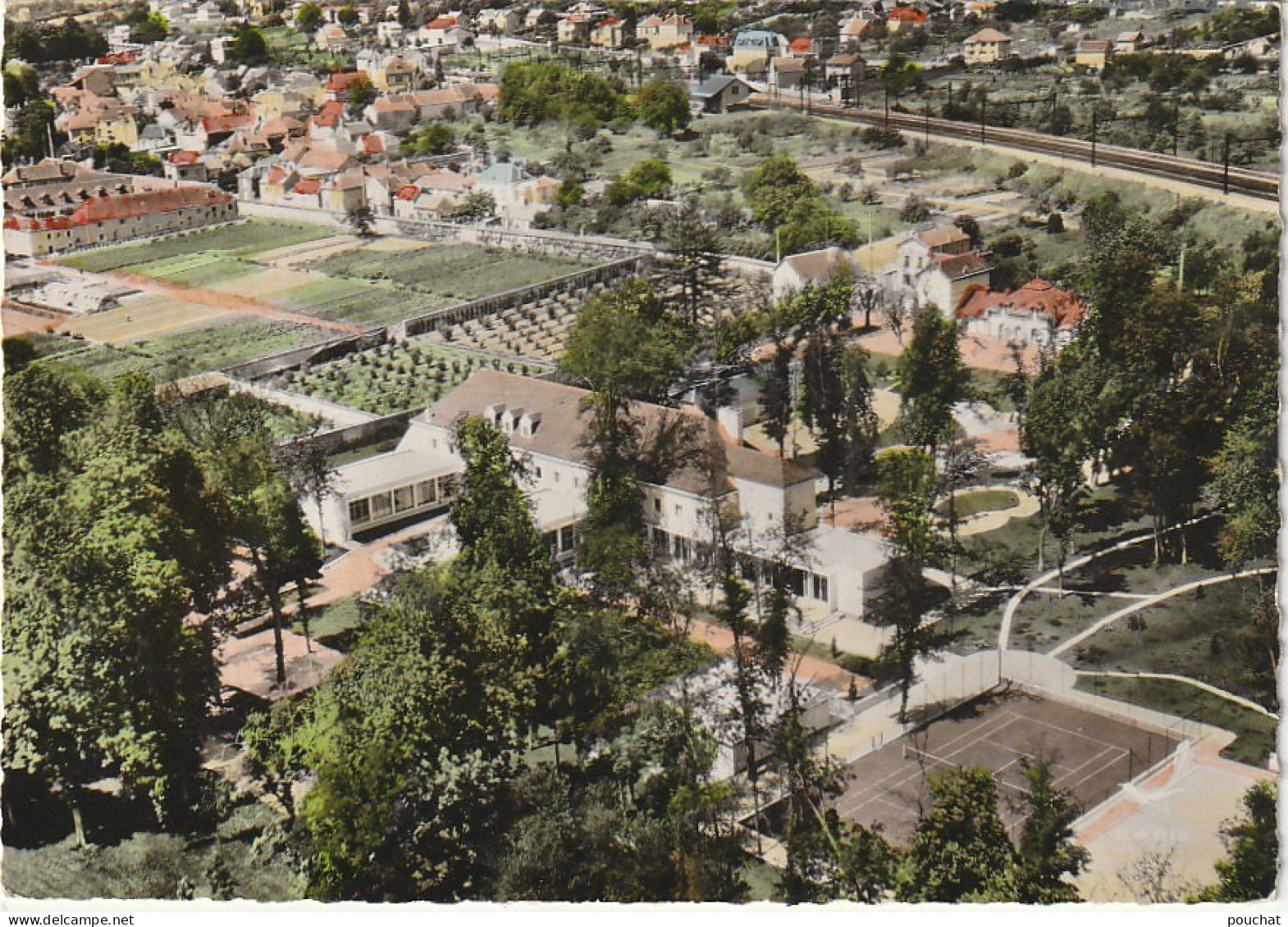 ZY 130-(91) CHAMARANDE - L' HOPITAL DU CHATEAU - VUE AERIENNE - 2 SCANS - Otros & Sin Clasificación