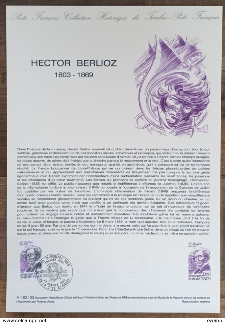 COLLECTION HISTORIQUE - YT N°2281 - HECTOR BERLIOZ - 1983 - 1980-1989