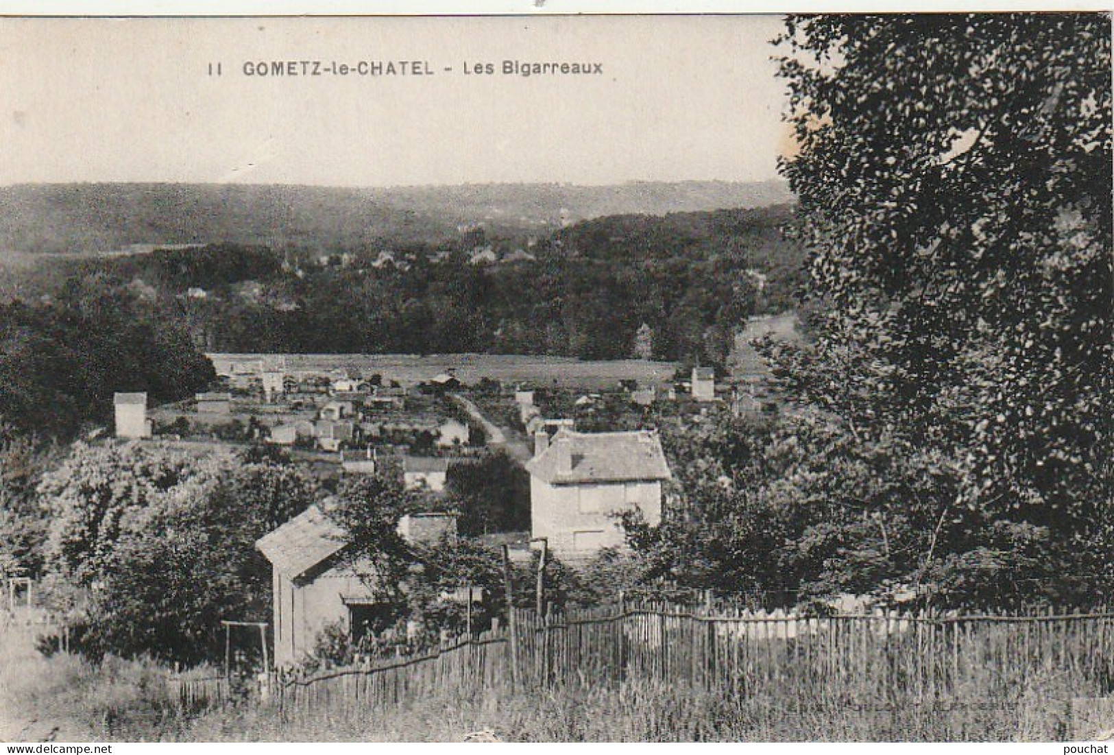 ZY 130-(91) GOMETZ LE CHATEL - LES BIGARREAUX - 2 SCANS - Other & Unclassified