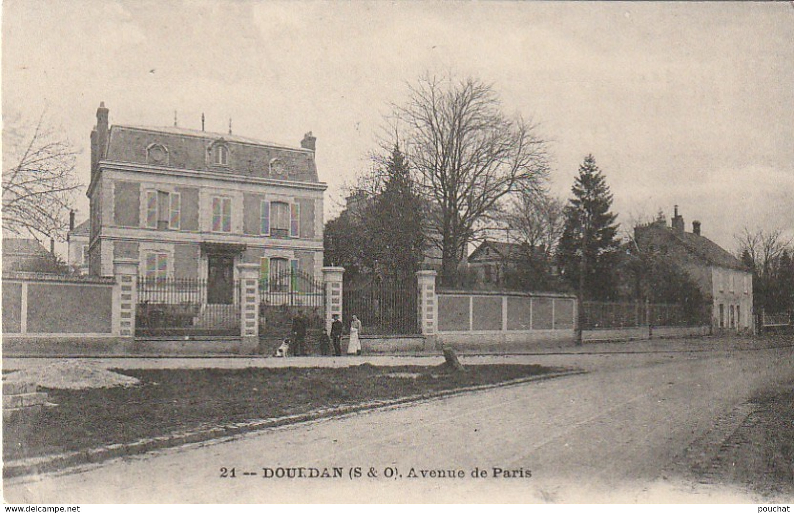 ZY 130-(91) DOURDAN - AVENUE DE PARIS - 2 SCANS - Dourdan