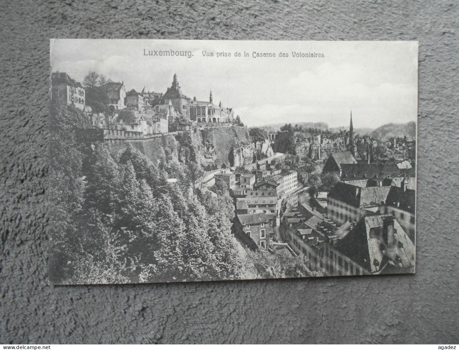 CPA Luxembourg Vue Prise De La Caserne Des Volontaires 1909 - Luxemburg - Stadt