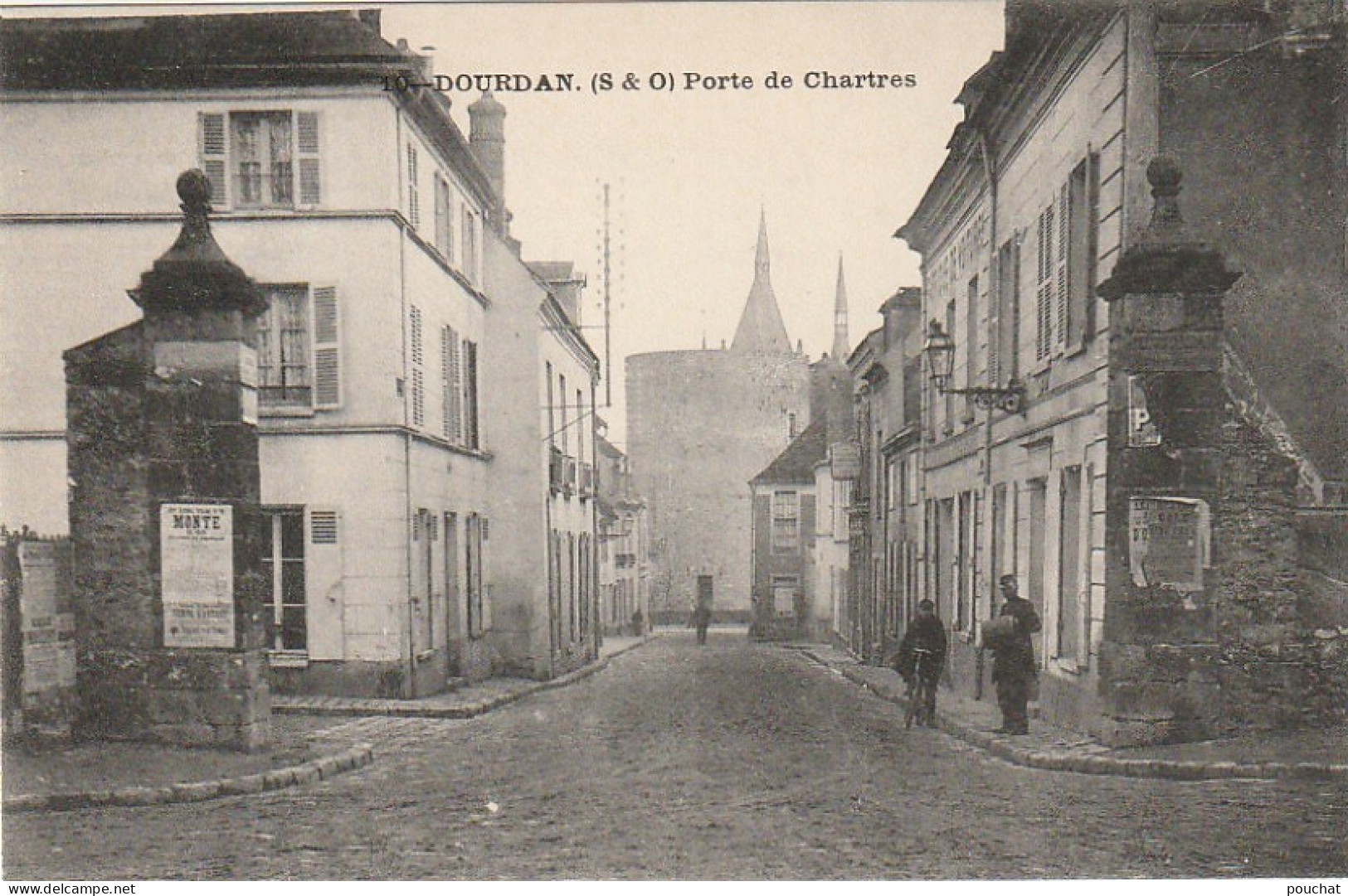 ZY 130-(91) DOURDAN - PORTE DE CHARTRES - 2 SCANS - Dourdan