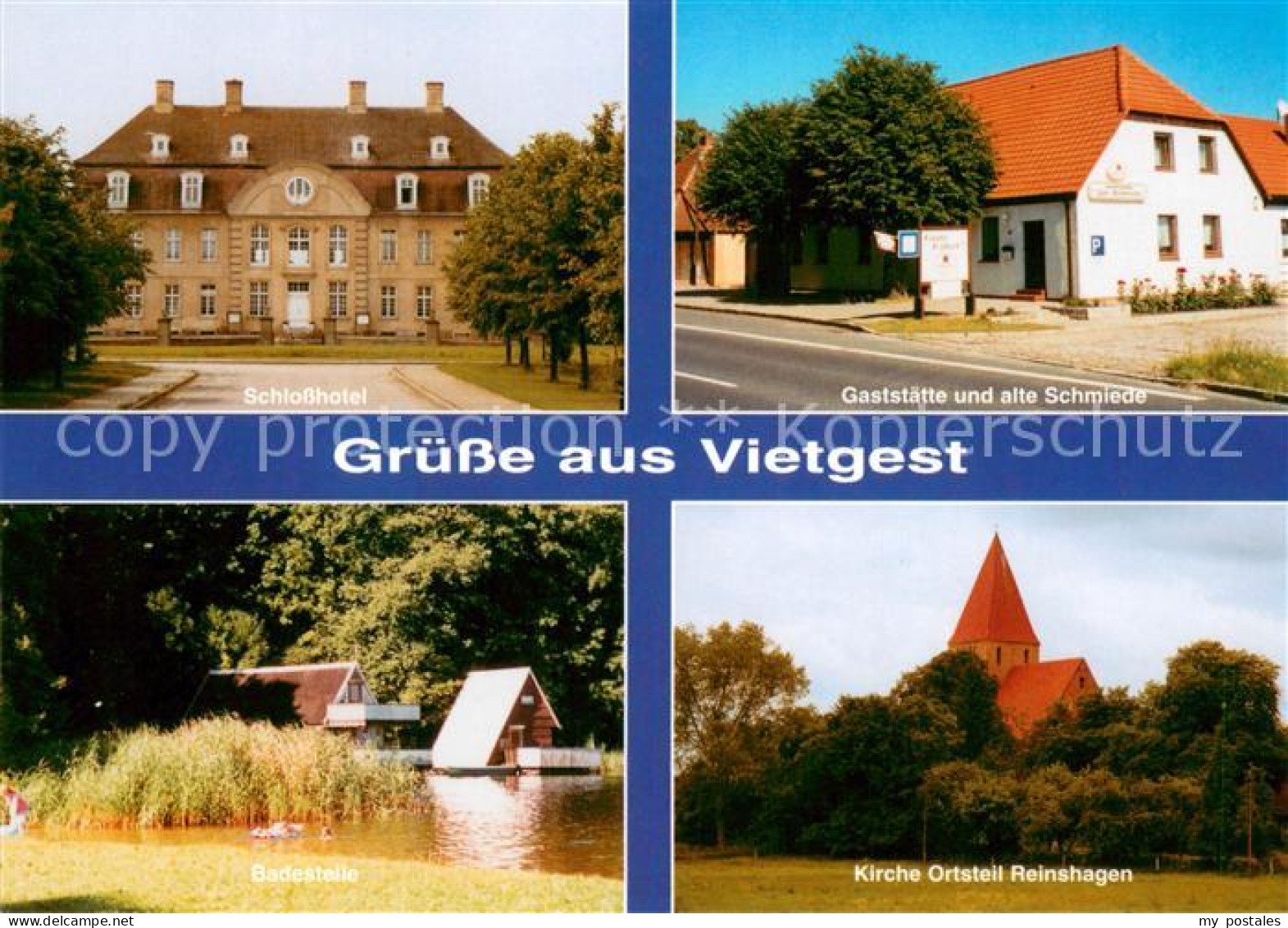 73650882 Vietgest Schlosshotel Gaststaette Und Alte Schmiede Badestelle Kirche O - Otros & Sin Clasificación
