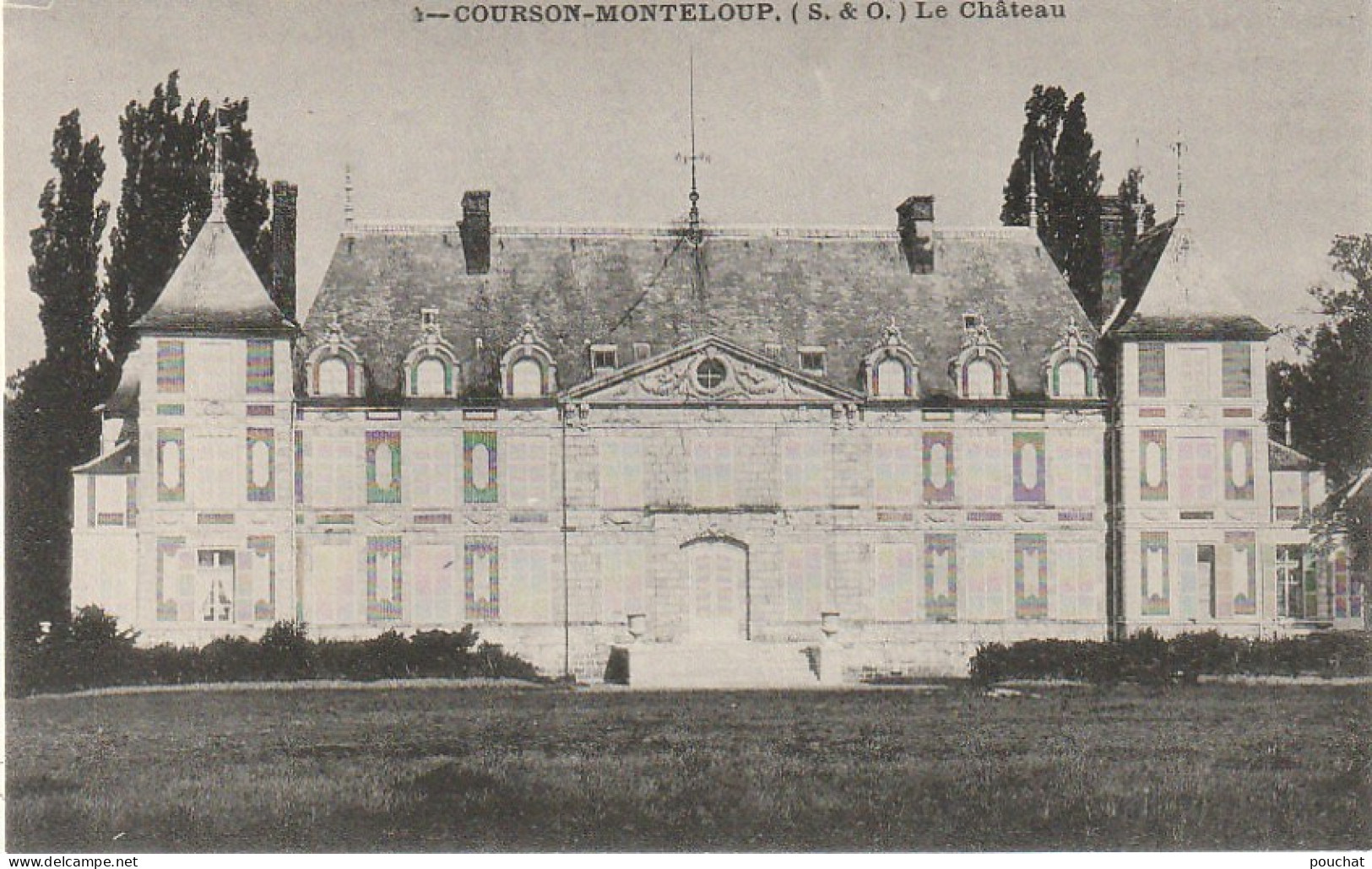 ZY 130-(91) COURSON MONTELOUP - LE CHATEAU - 2 SCANS - Otros & Sin Clasificación