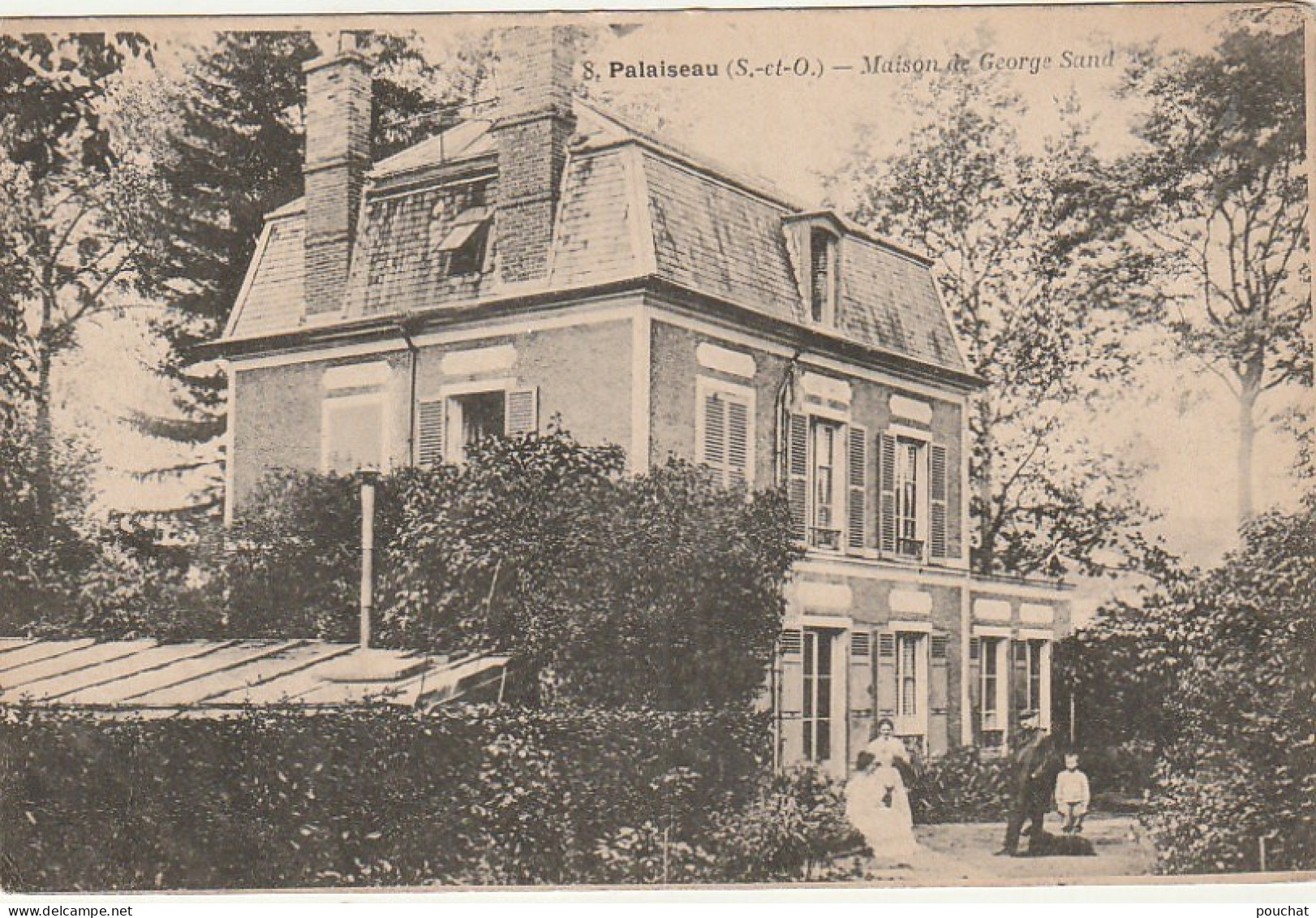 ZY 130-(91) PALAISEAU - MAISON DE GEORGE SAND - ANIMATION - 2 SCANS - Palaiseau