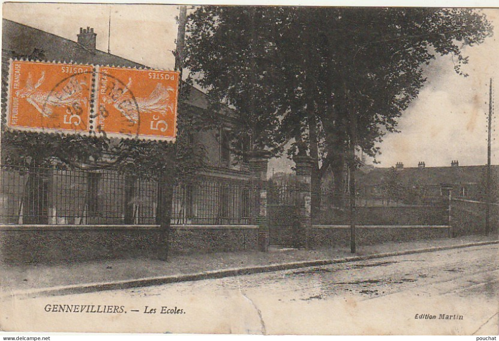 ZY 131-(92) GENNEVILLIERS  - LES ECOLES  - 2 SCANS - Gennevilliers