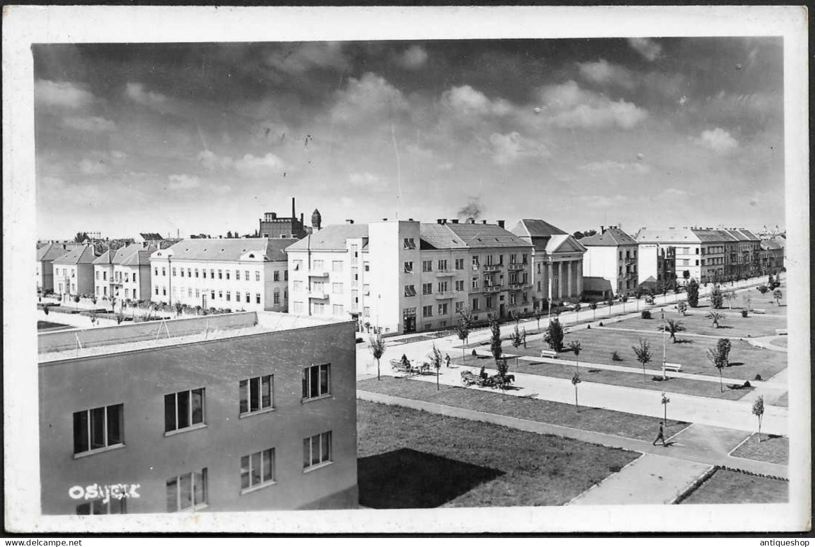 Croatia-----Osijek-----old Postcard - Croacia