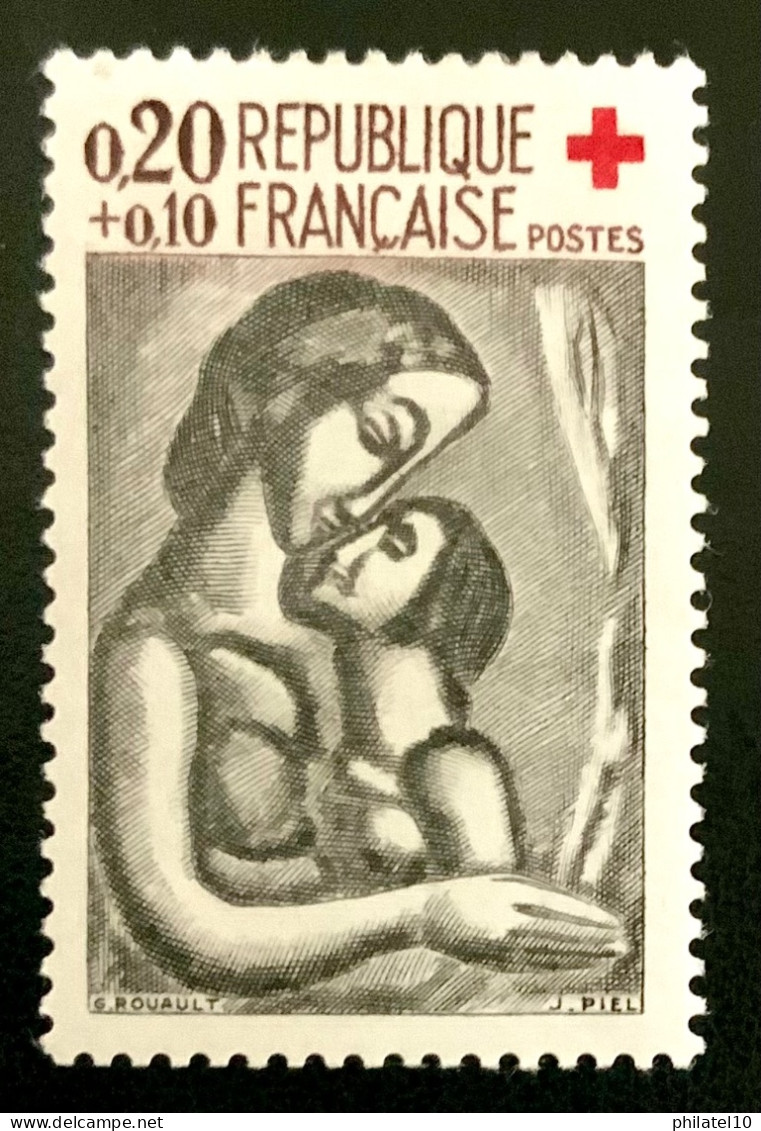 1961 FRANCE N 1323 CROIX ROUGE FRANÇAISE - NEUF* - Unused Stamps