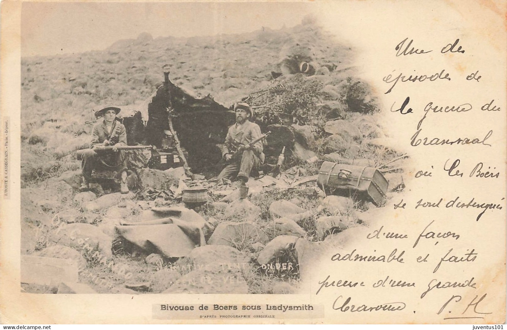 CPA Bivouac De Boers Sous Ladysmith    L2883 - Geschichte