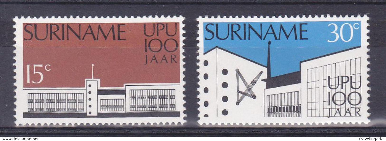 Suriname 1974 Centenary UPU MNH/** - U.P.U.