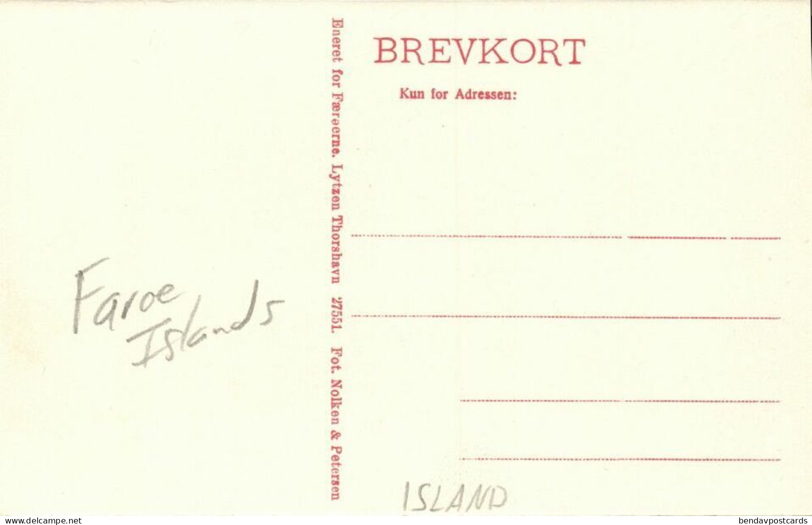Denmark, Faroe Islands, KVALBØ HVALBA, Eydet, Panorama (1910s) Postcard - Féroé (Iles)