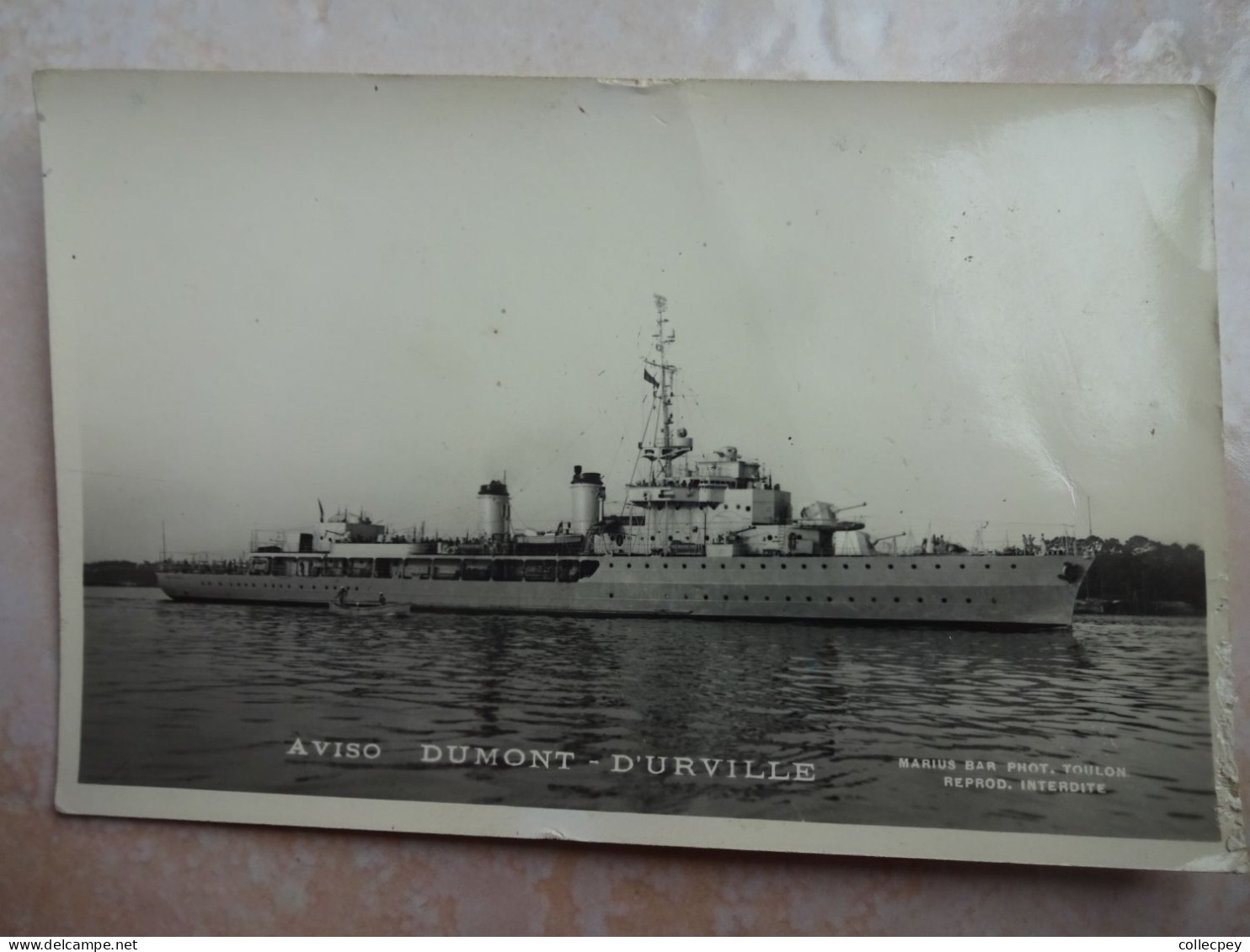 CPSM BATEAU Aviso Dumont D'Urville - Guerre