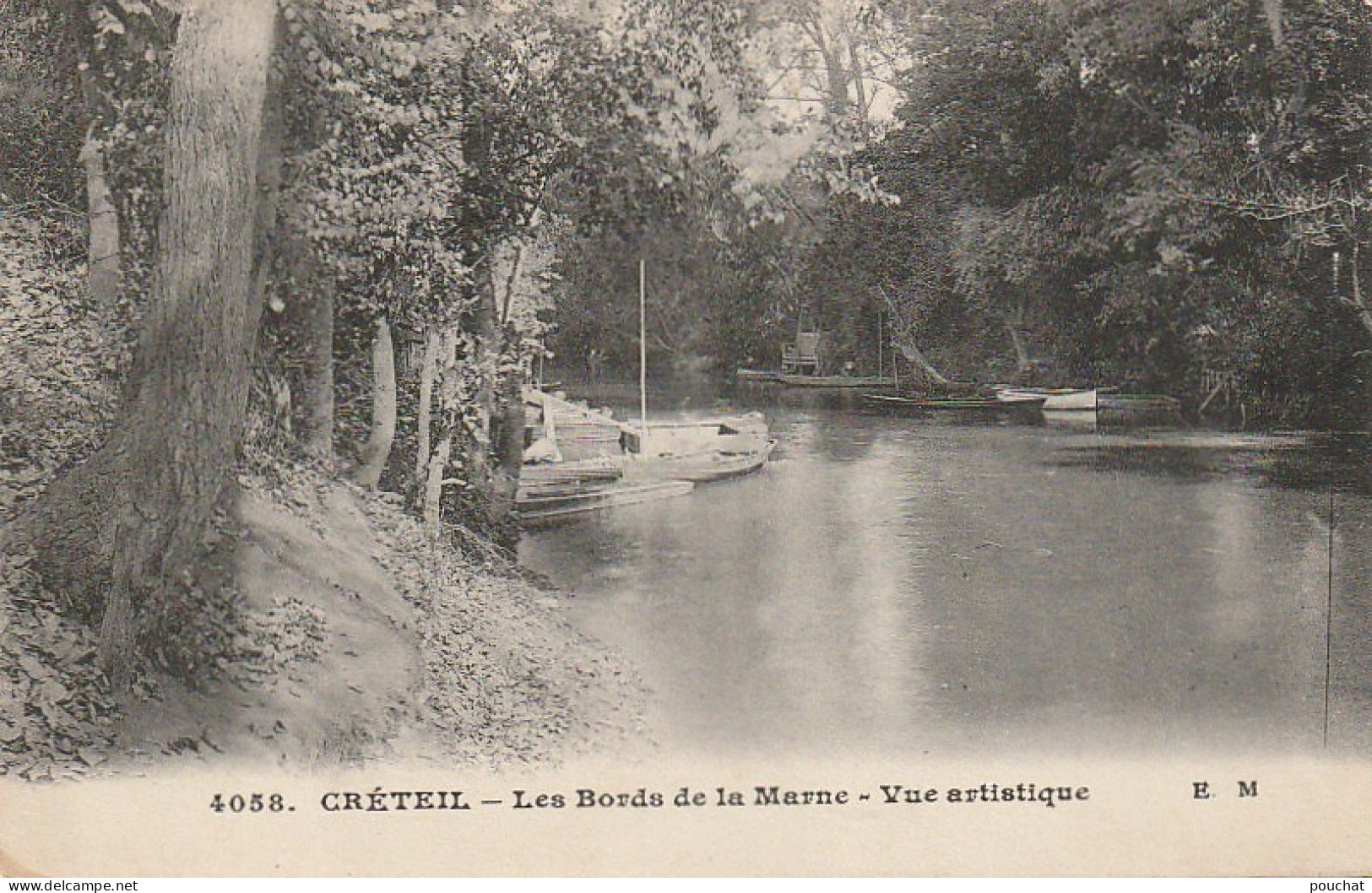 ZY 133-(94) CRETEIL - LES BORDS DE LA MARNE - VUE ARTISTIQUE - 2 SCANS - Creteil