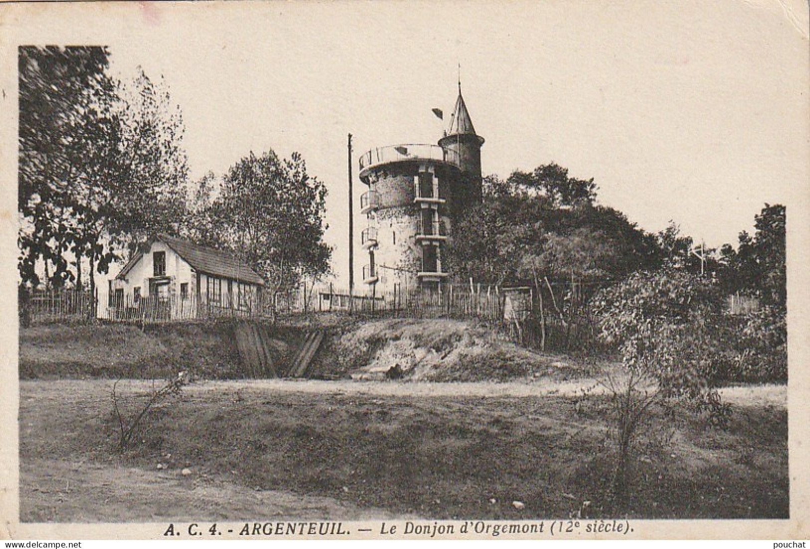 ZY 134-(95) ARGENTEUIL - LE DONJON D' ORGEMONT - 2 SCANS - Argenteuil