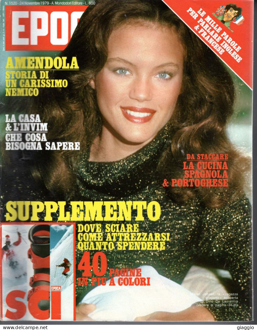 °°° RIVISTA EPOCA N° 1520 DEL 24 NOVEMBRE 1979 D °°° - Other & Unclassified