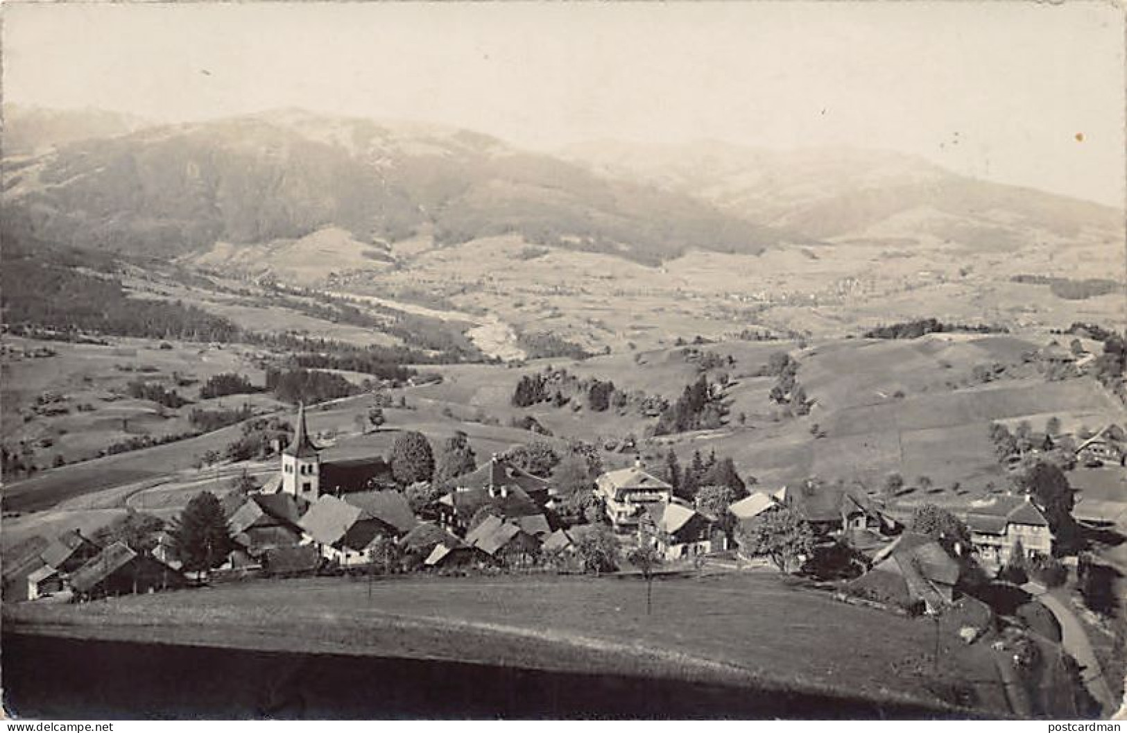 Schweiz - Guggisberg (BE ) Fotokarte Gesamtansicht - Verlag Unbekannt  - Guggisberg