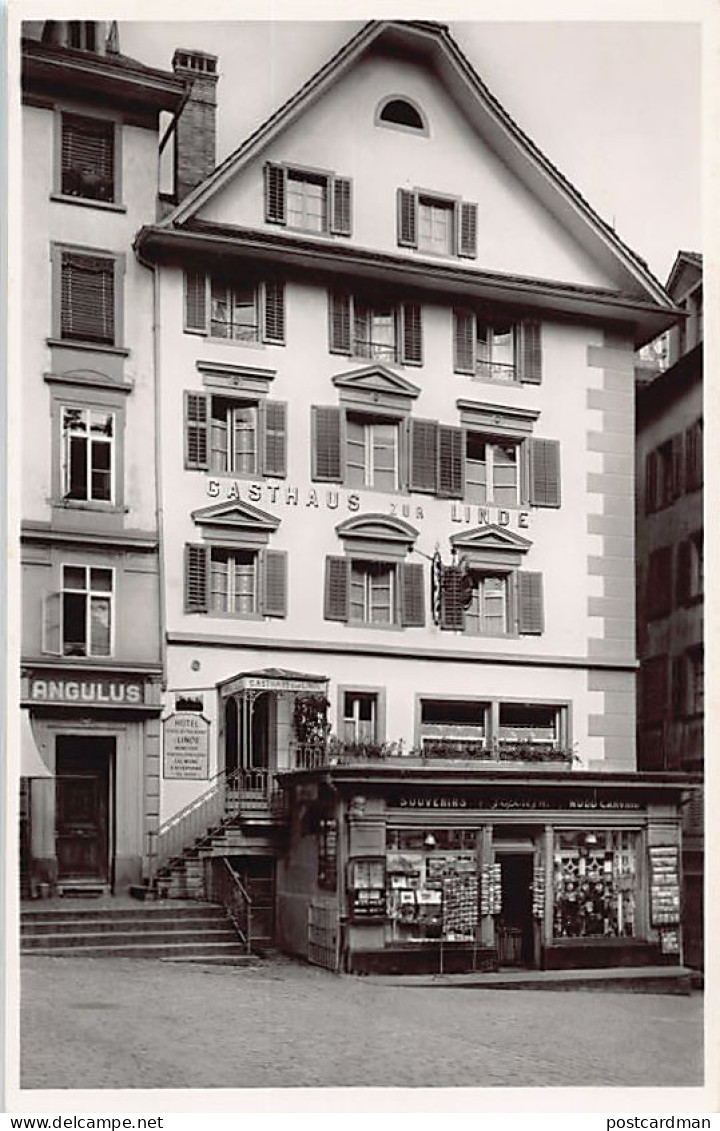 Schweiz - Luzern - Gasthaus Zur Linden - Angulus - Souvenirs - Verlag Max Eberle  - Lucerna