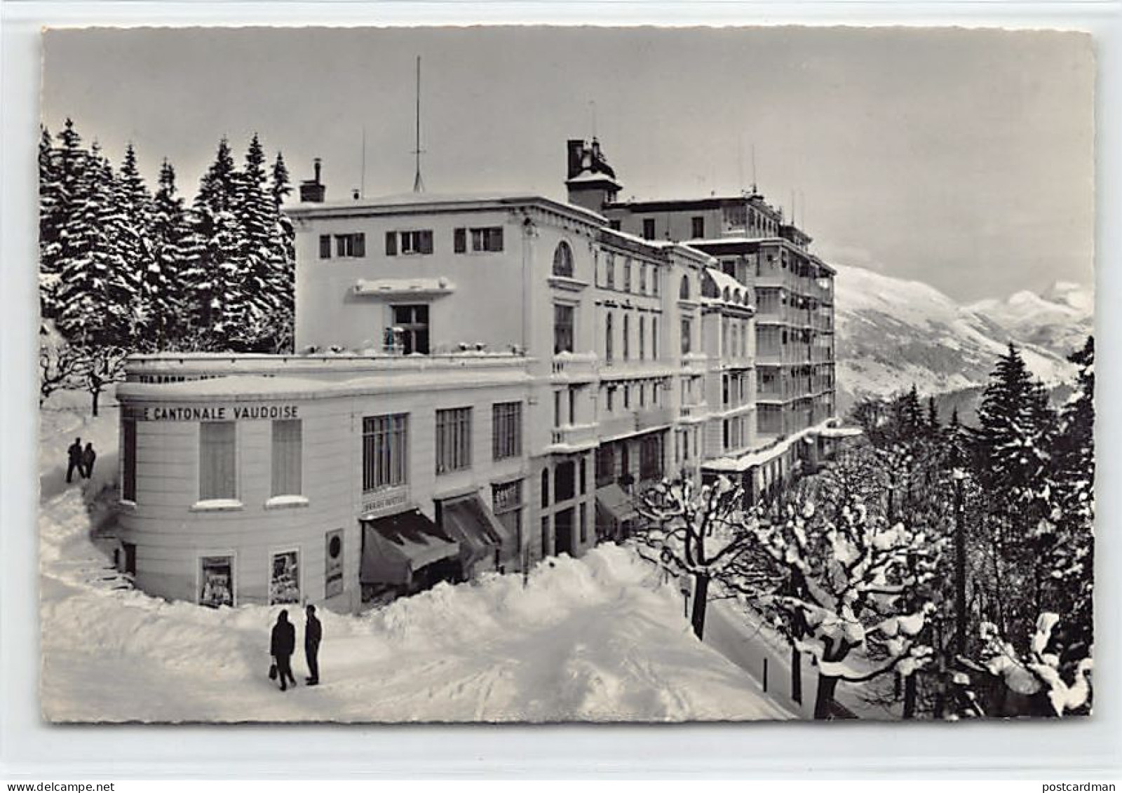 Suisse - Leysin (VD) Hôtel Du Mont Blanc - Banque Cantonnale Vaudoise - Ed. Photoglob-Wehrli 11217 - Leysin