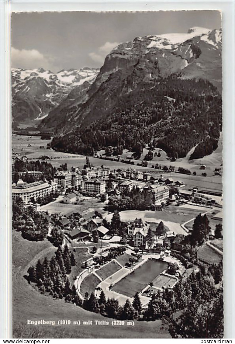 Schweiz - Engelberg (OW) Gesamtansicht - Titlis - Verlag Franz Hess B 4941 - Engelberg