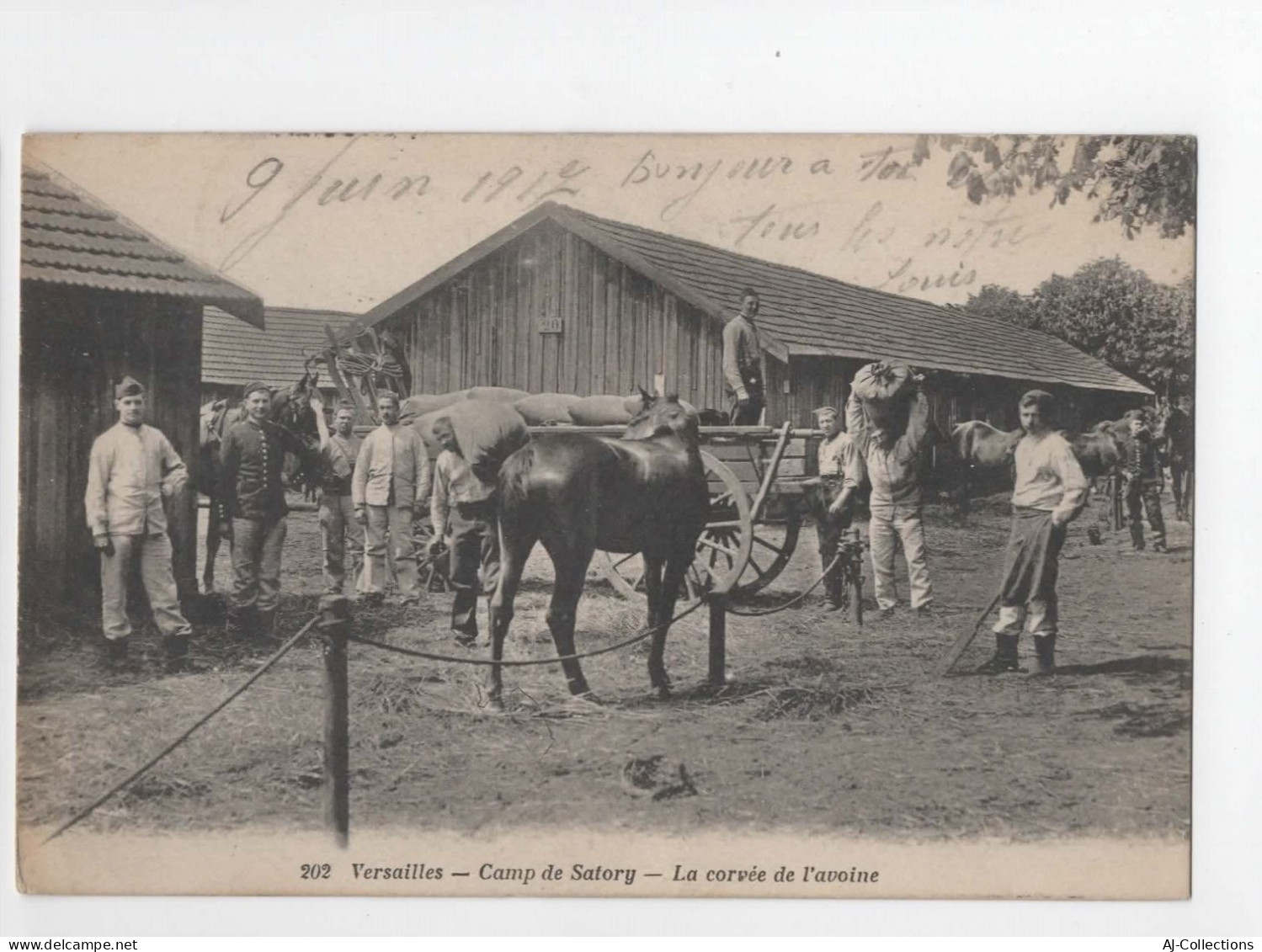 AJC - Versailles - Camp De Satory - La Corvée De L'avoine - Versailles