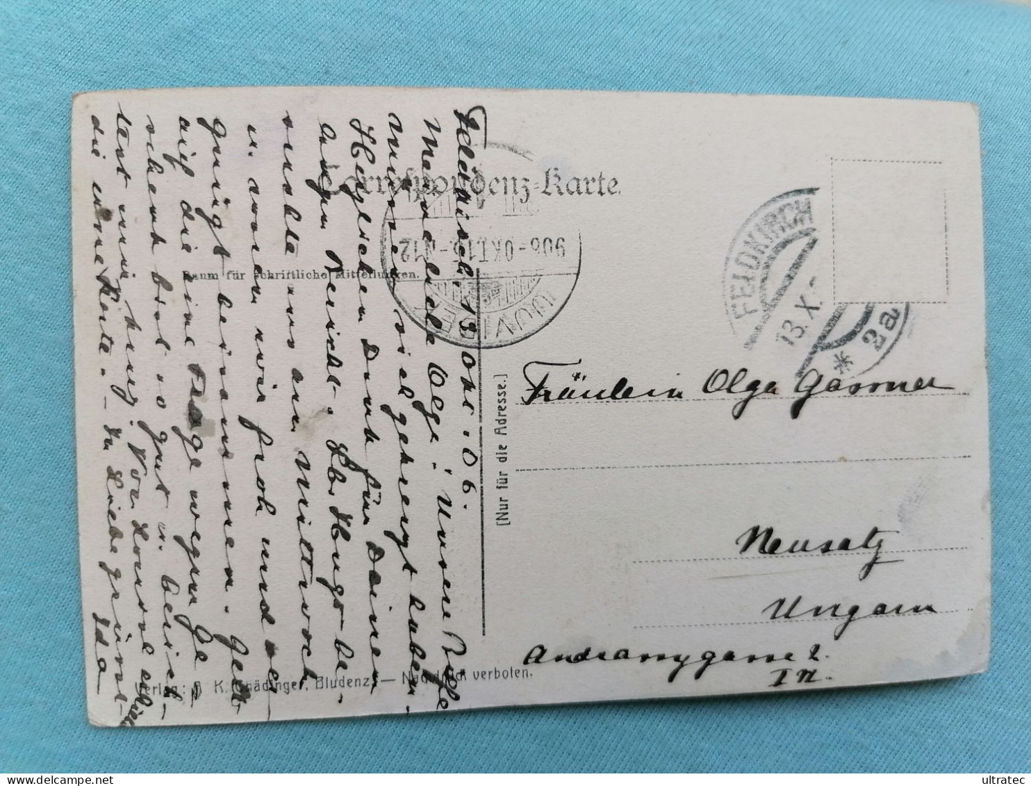 AK "LÜNERSEE BLUDENZ 1915 VORARLBERG" SCHÖNE ALTE POSTKARTE VINTAGE ANTIK ANSICHTSKARTE TOP ZEITDOKUMENT GUT ERHALTEN - Bludenz