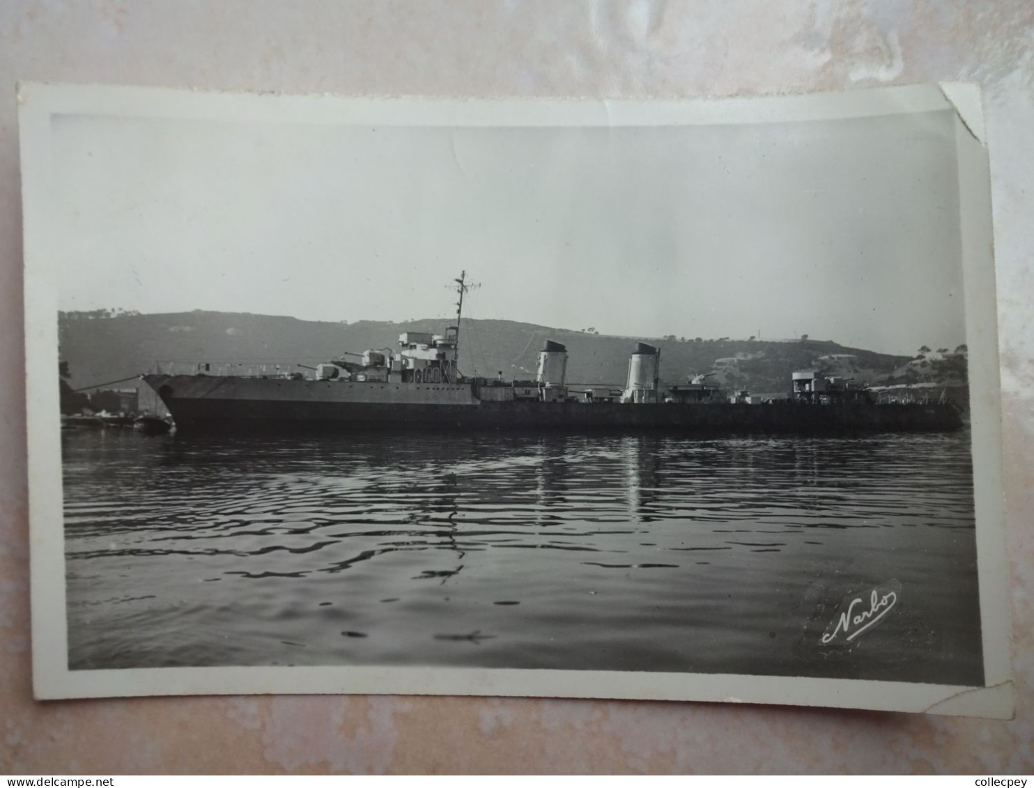 CPSM BATEAU Contre Torpilleur Le Tigre Navire Ecole De Saint Mandrier - Warships