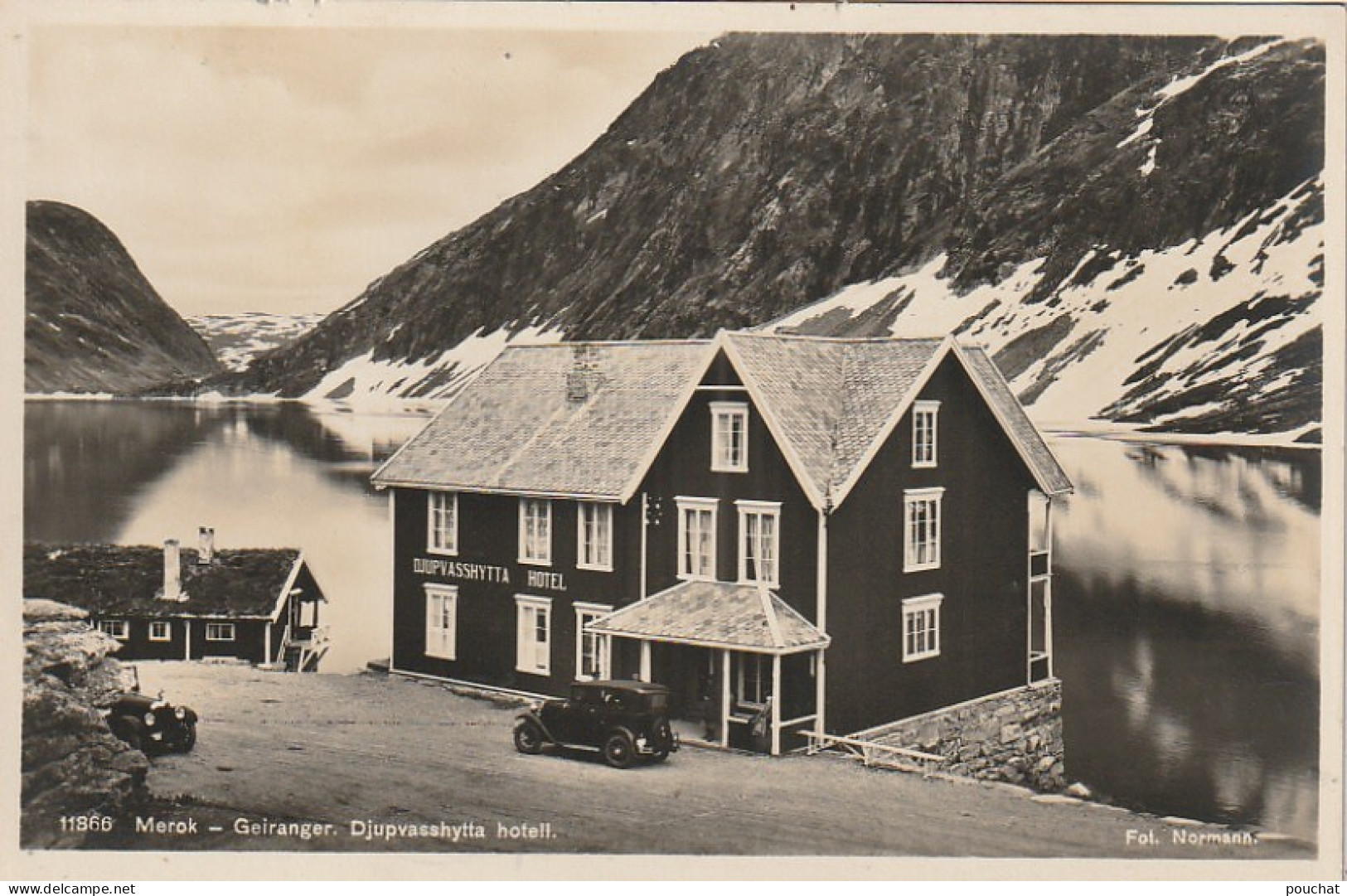 ZY 138- MEROK ( NORWAY ) - GEIRANGER - DJUPVASSHYTTA HOTELL - 2 SCANS - Noorwegen