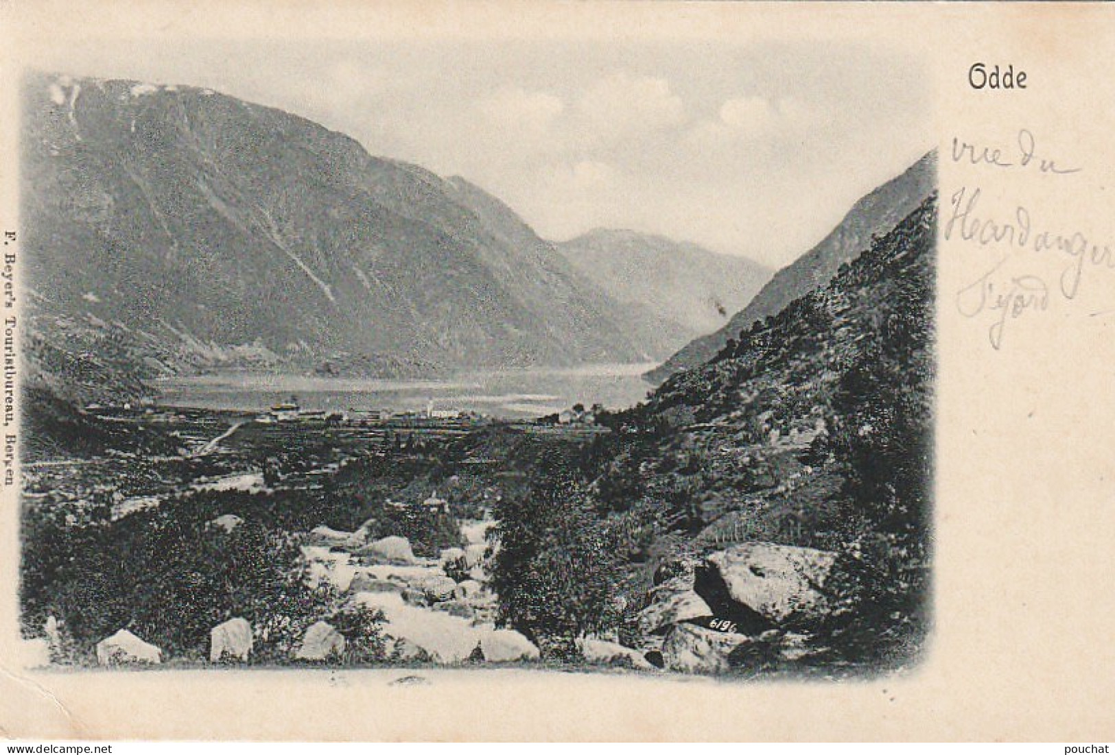 ZY 138- ODDE ( NORWAY ) - HARDANGER FJORD  - 2 SCANS - Noorwegen