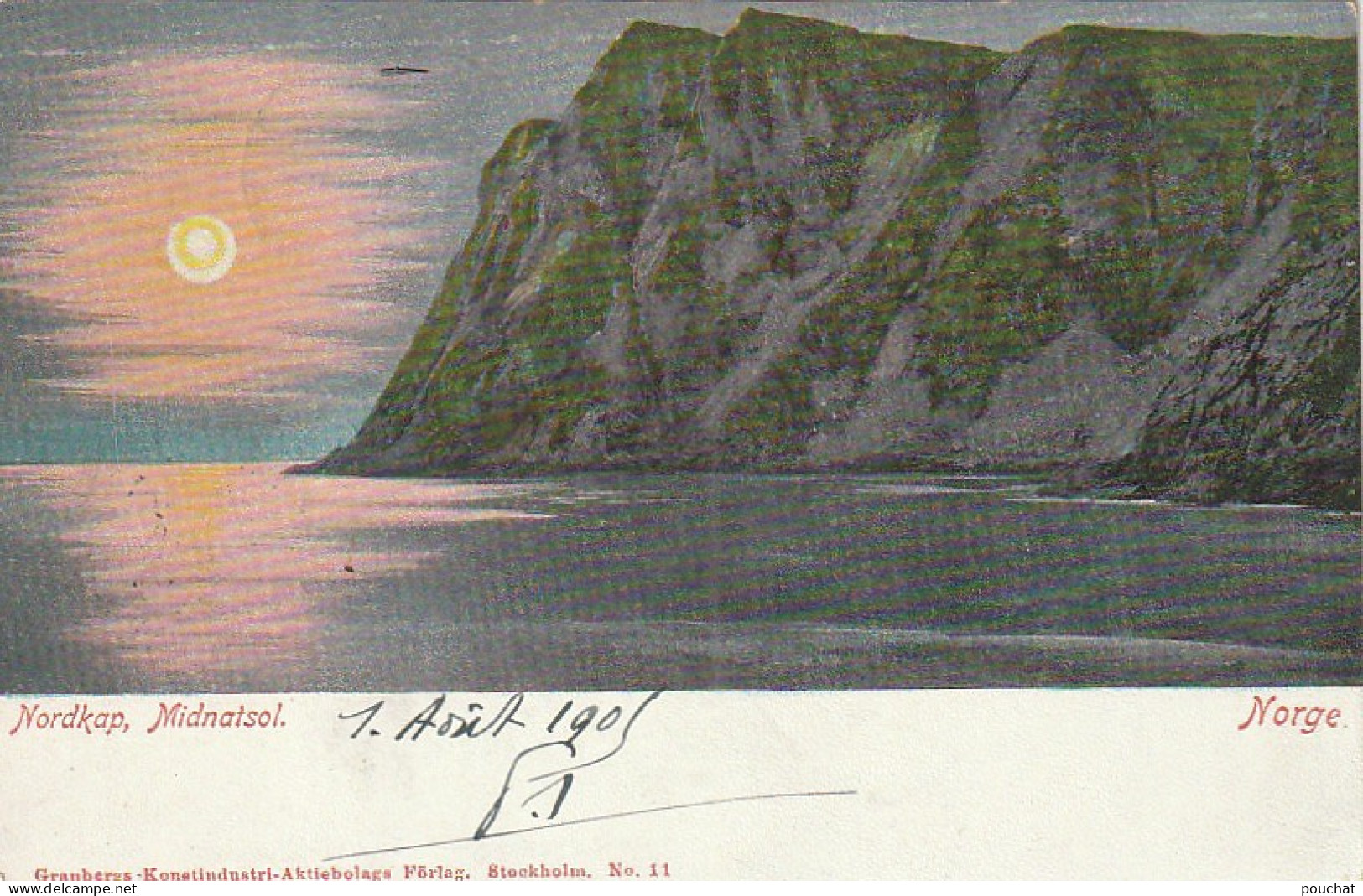 ZY 138- ( NORWAY ) - NORDKAP , MIDNATSOL - NORGE - ILLUSTRATEUR ( N° 11 ) - 2 SCANS - Norway