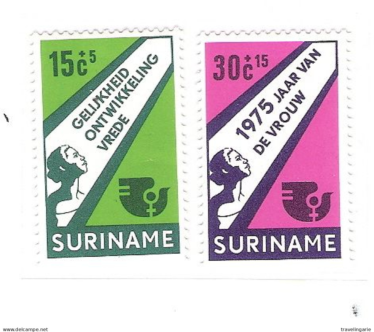 Suriname 1975 International Year Of The Woman MNH/** - Emisiones Comunes