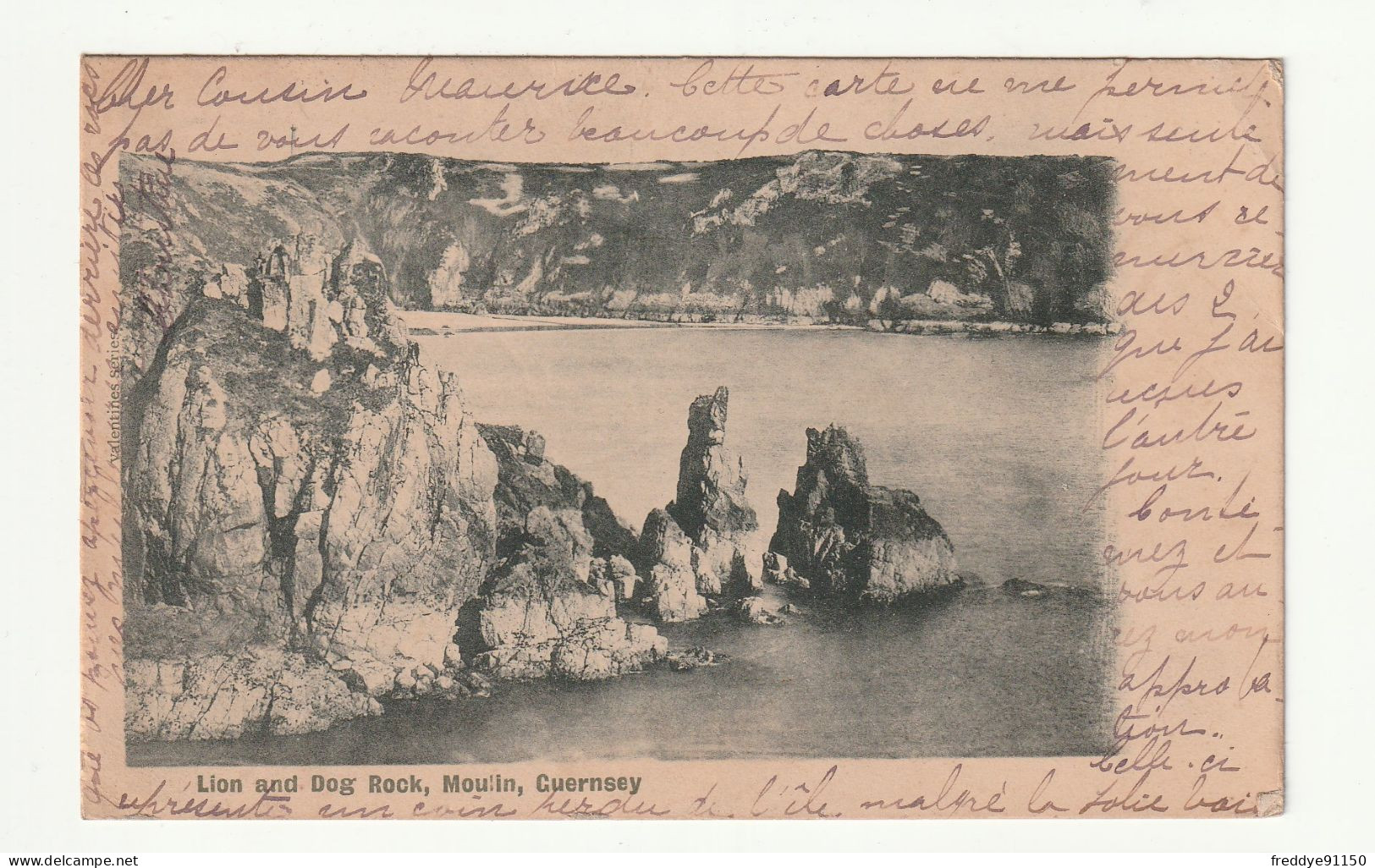 Royaume-uni . Guernsey . Lion And Dog Rock  . Moulin - Guernsey