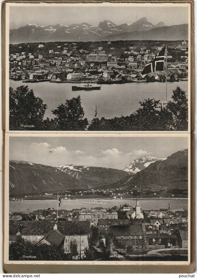 ZY 138- TROMSO , NORGE ( NORWAY ) - LIVRET DEPLIANT DE 10 C. P. (14,7x10,5) VUES DIVERSES - DOS VIERGES - 8 SCANS - Toeristische Brochures