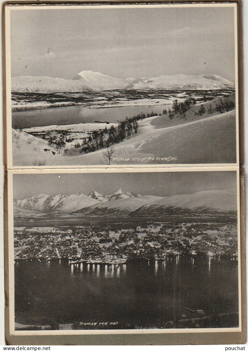 ZY 138- TROMSO , NORGE ( NORWAY ) - LIVRET DEPLIANT DE 10 C. P. (14,7x10,5) VUES DIVERSES - DOS VIERGES - 8 SCANS