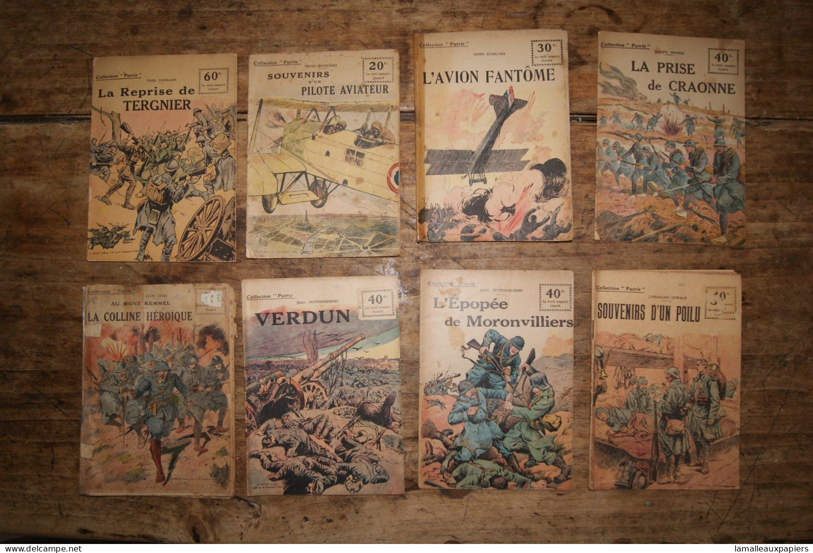 Lot De 8 Numéros De La Collection PATRIE (années 1920) - Français