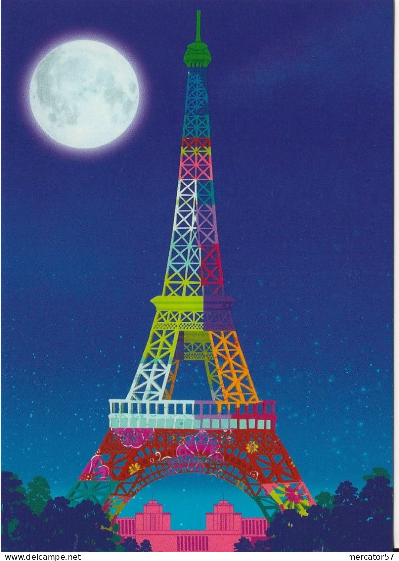 CPM PARIS Tour Eiffel Et Le Palais De Chaillot - Contemporánea (desde 1950)