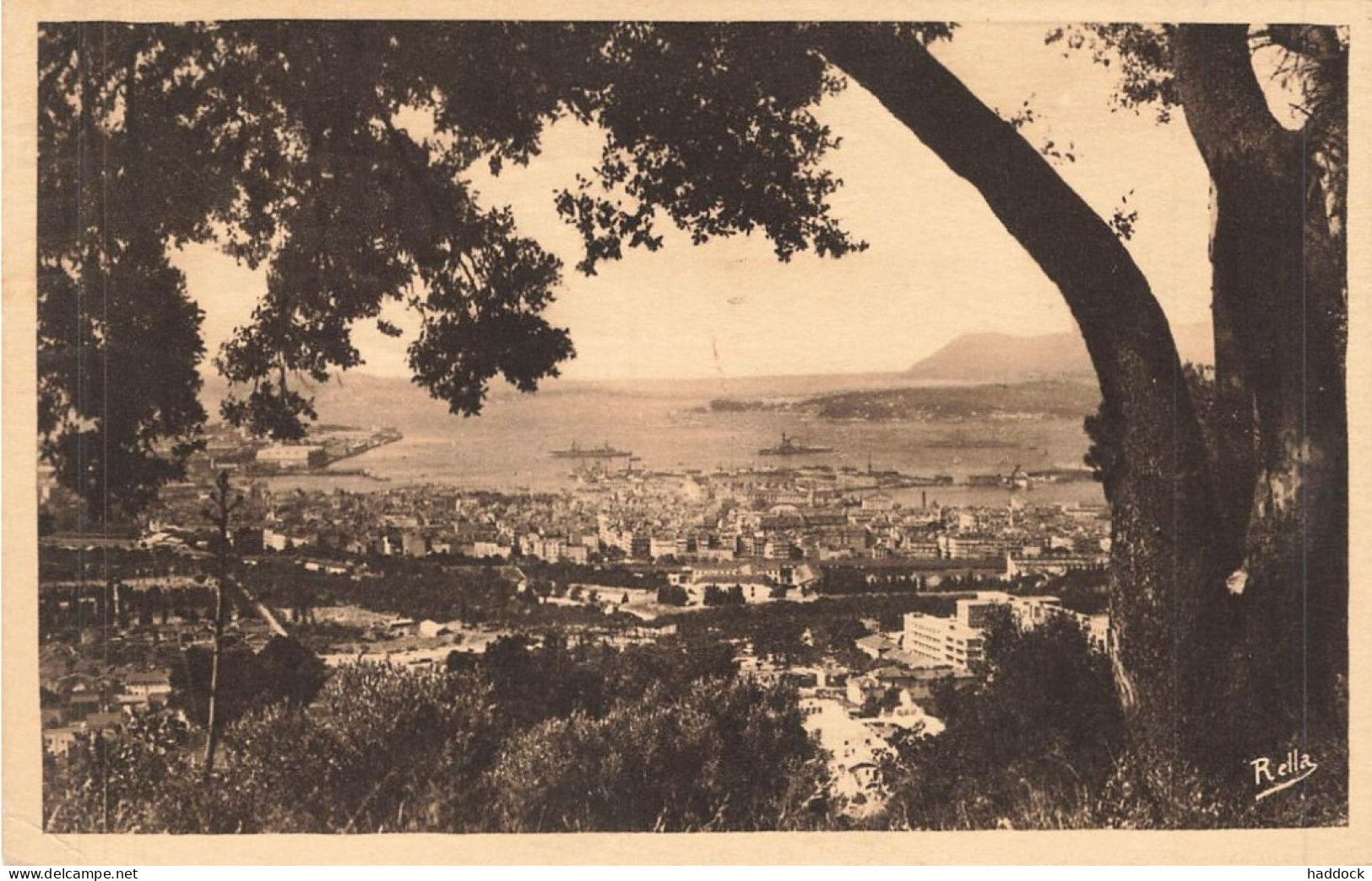 TOULON : VUE GENERALE PRISE DU MONT FARON - Toulon