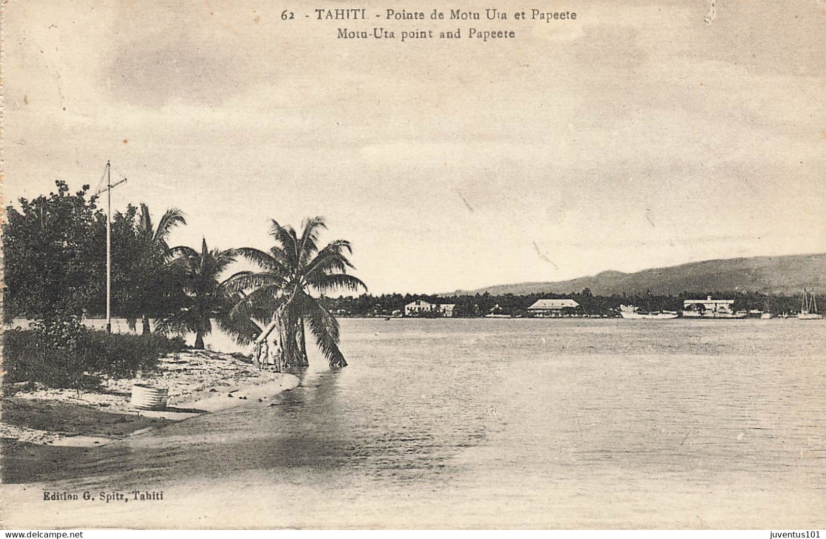 CPA Tahiti-Pointe De Motu Uta Et Papeete-62      L2884 - Tahiti