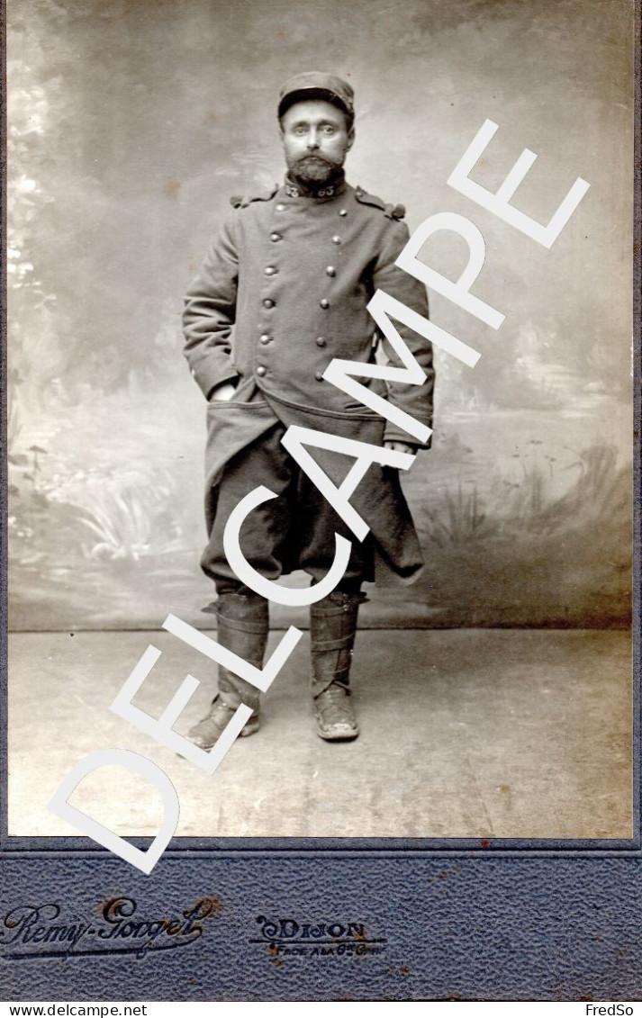 1914-1918  Studio Rémy Gorget Poilu Militaire Soldat 63eme RIT 63e Régiment D'Infanterie Territoriale Autun - Krieg, Militär