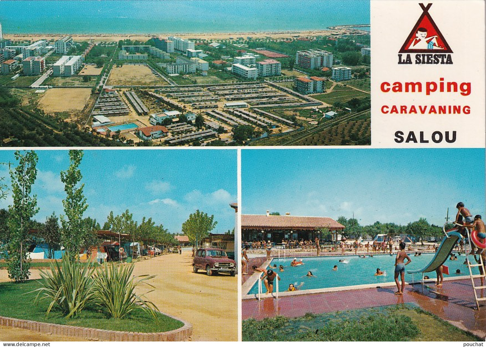 ZY 141- SALOU - CAMPING " LA SIESTA " - VISTA MULTIPLE - Tarragona