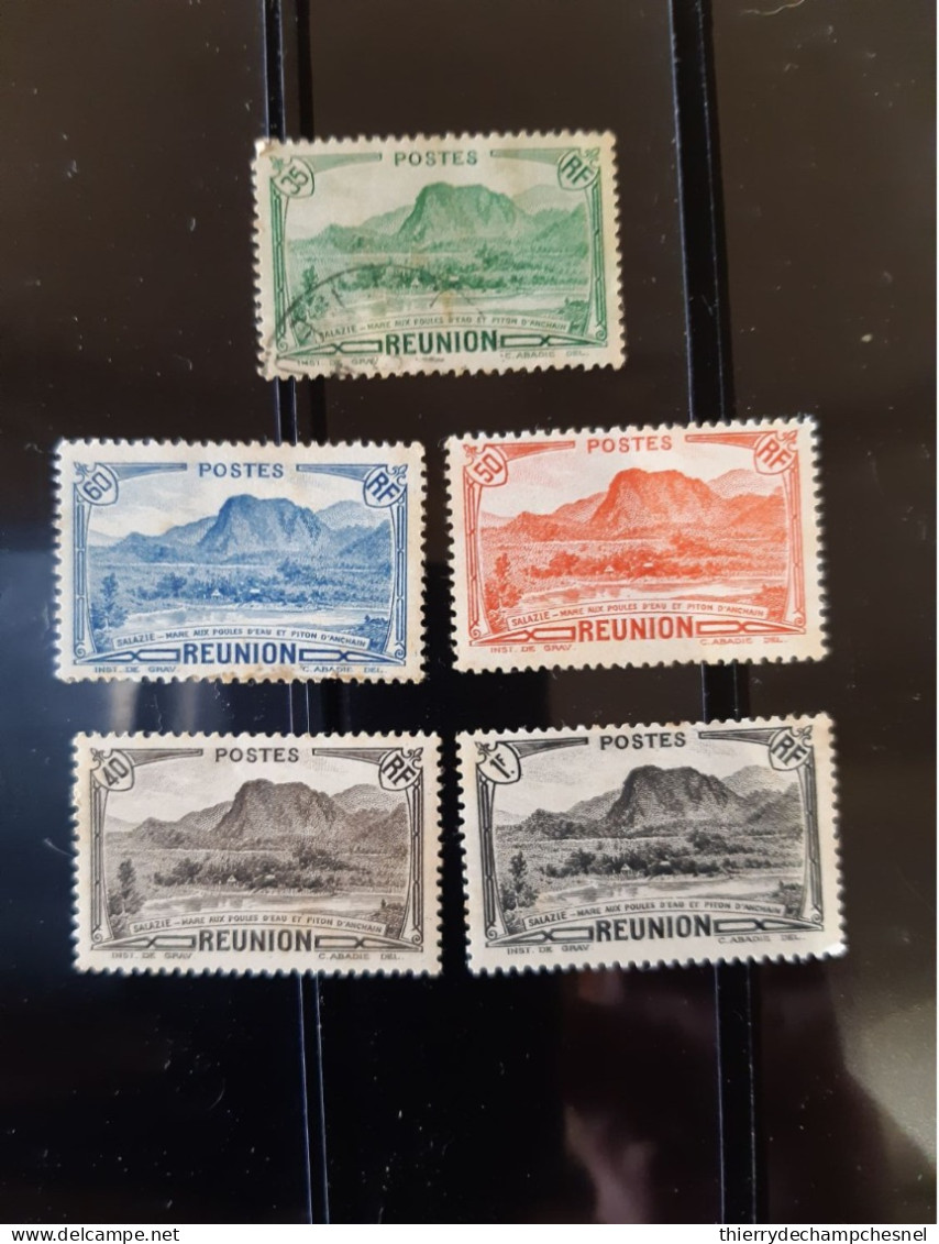 Lot De 5 Timbres Réunion - Unused Stamps