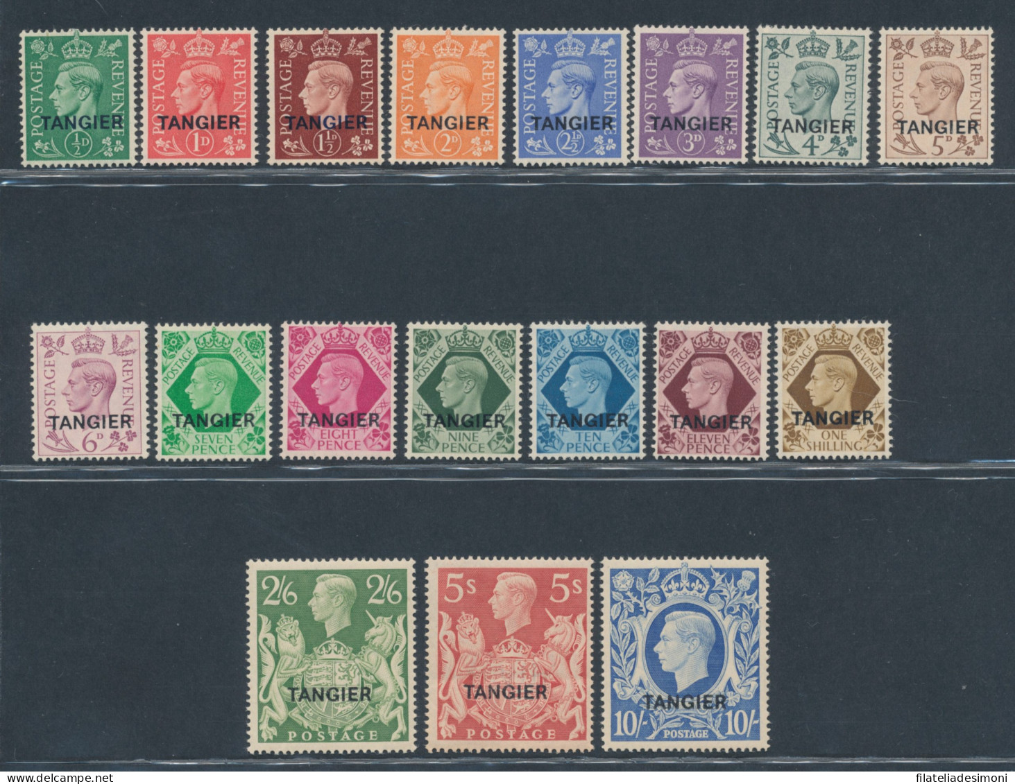 1949 Tangier - Stanley Gibbons N. 261/75 - MNH** - Other & Unclassified