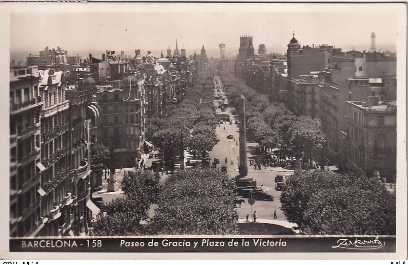 ZY 141- BARCELONA - PASEO DE GRACIA Y PLAZA DE LA VICTORIA - Barcelona