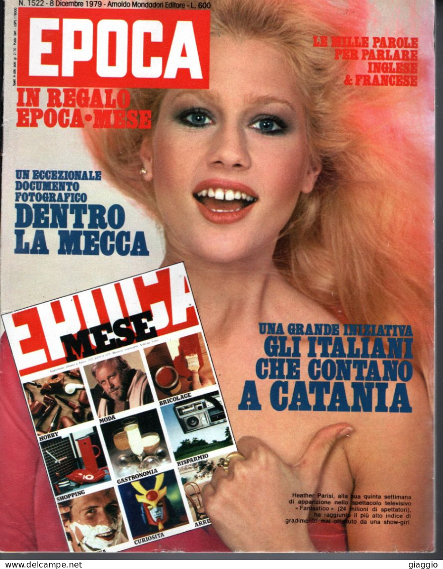 °°° RIVISTA EPOCA N° 1522 DEL 8 DICEMBRE 1979 D °°° - Sonstige & Ohne Zuordnung