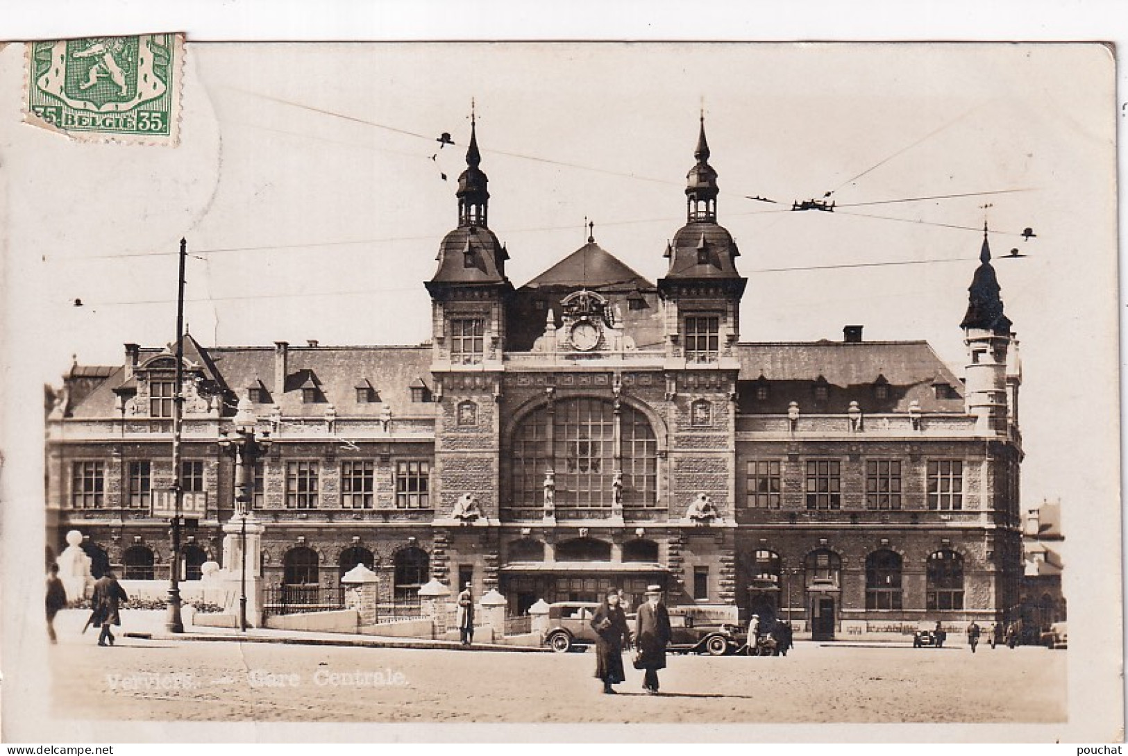 ZY 142- VERVIERS - GARE CENTRALE - CARTE PHOTO - Verviers