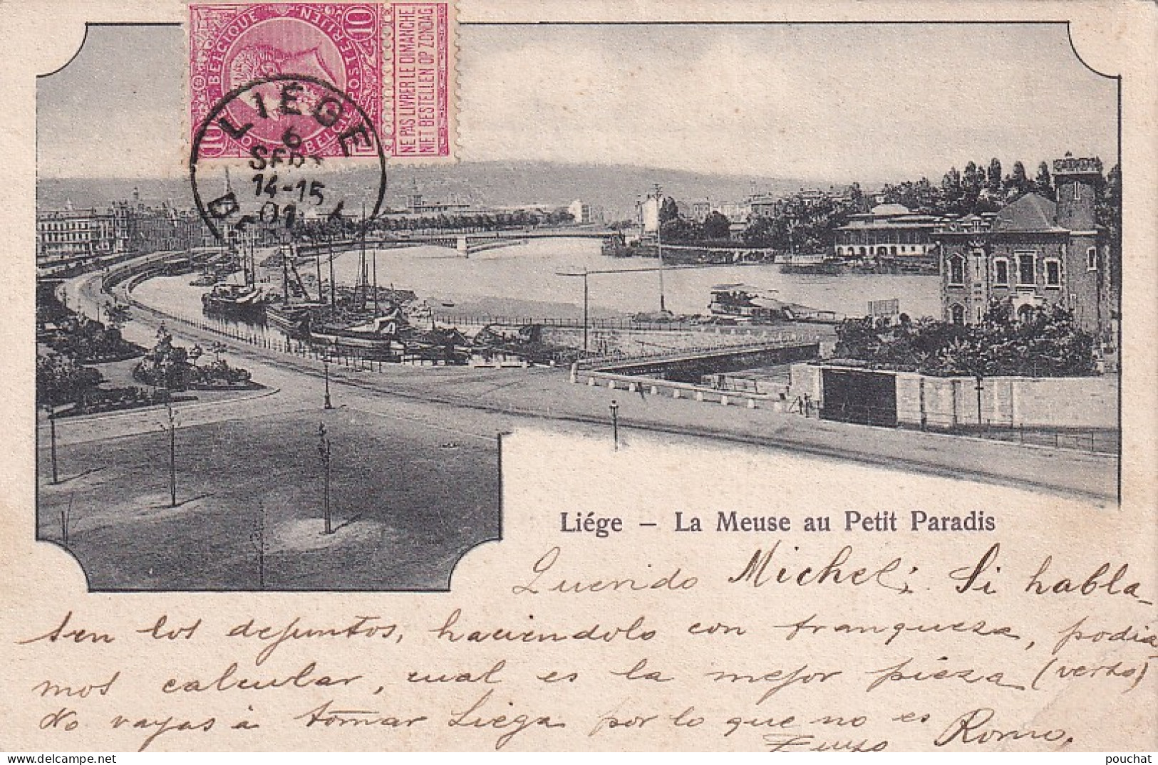 ZY 142- LIEGE - LA MEUSE AU PETIT PARADIS - VUE GENERALE - Liège