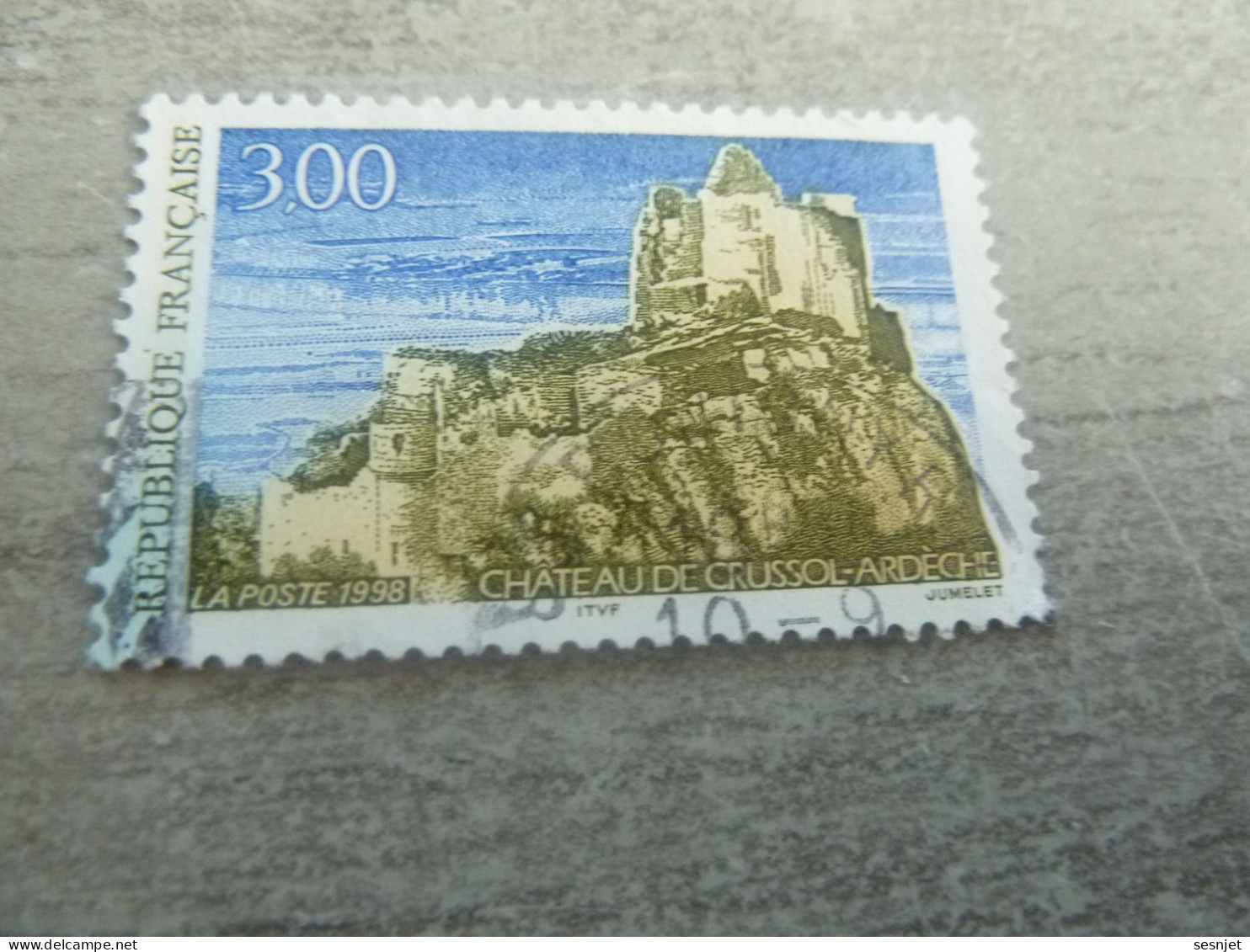 Le Château De Crussol - Ardèche - 3f. - Yt 3169 - Multicolore - Oblitéré - Année 1998 - - Castelli