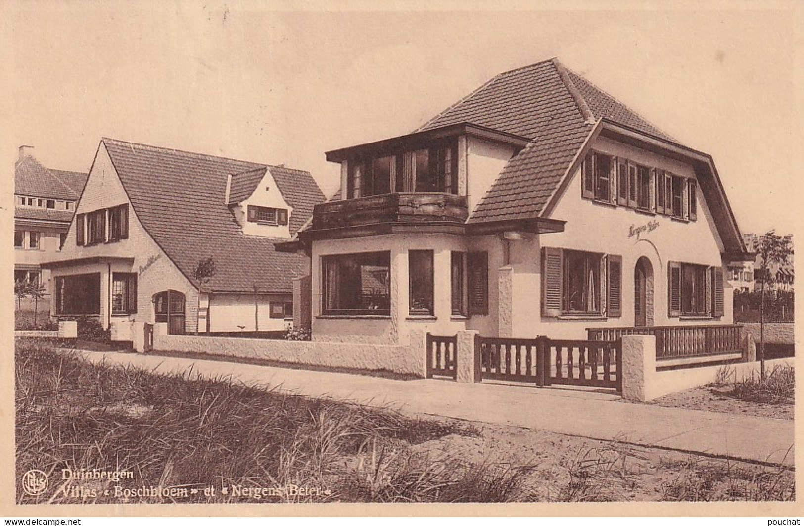 ZY 143- DUINBERGEN - VILLAS " BOSCHBLOEM " ET " NERGENS BETER " - Knokke