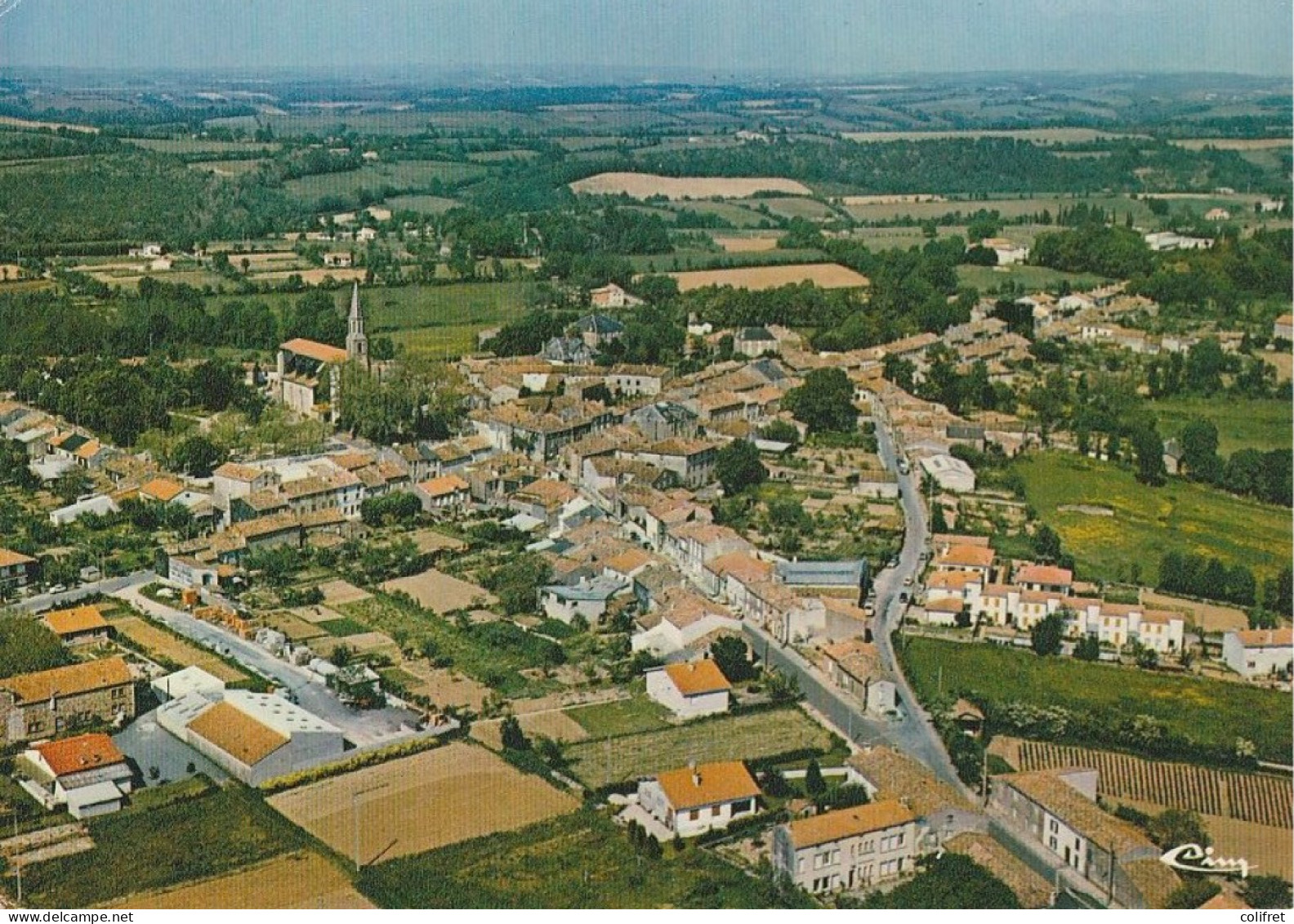 81 - Montredon-Labessonie  -  Vue Générale Aérienne - Montredon Labessonie